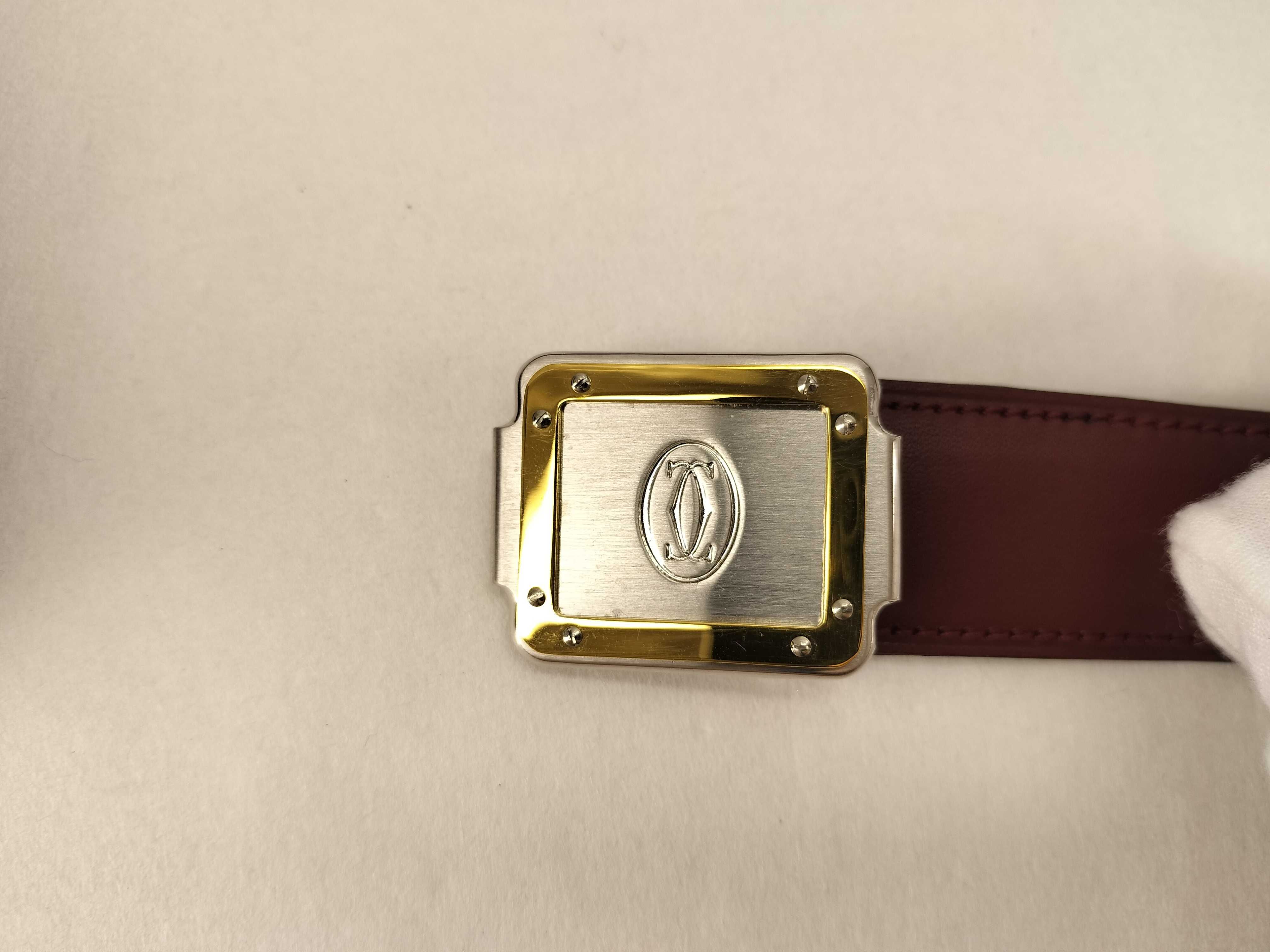 Must Line Santos Leather Bordeaux Belt ( ) - Unused — view 2