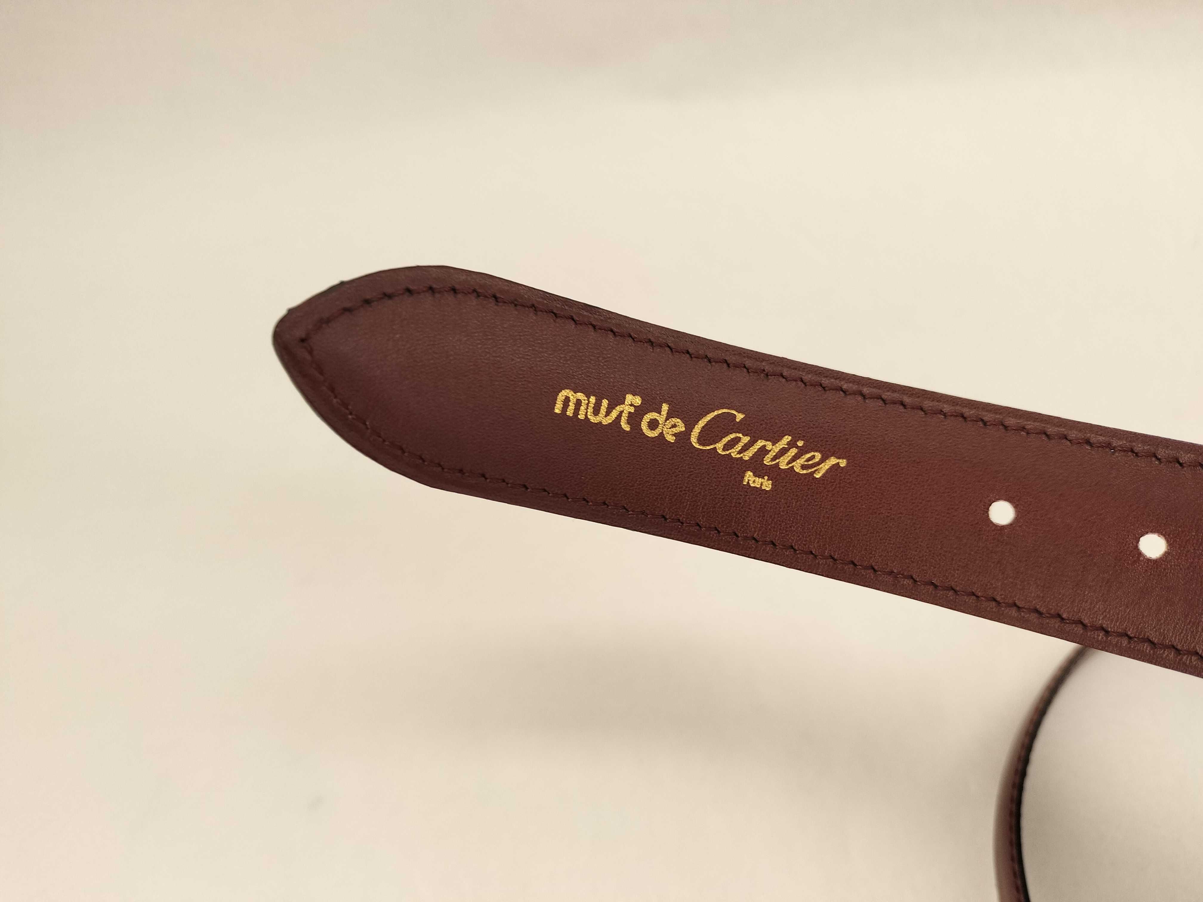 Must Line Santos Leather Bordeaux Belt ( ) - Unused — view 5