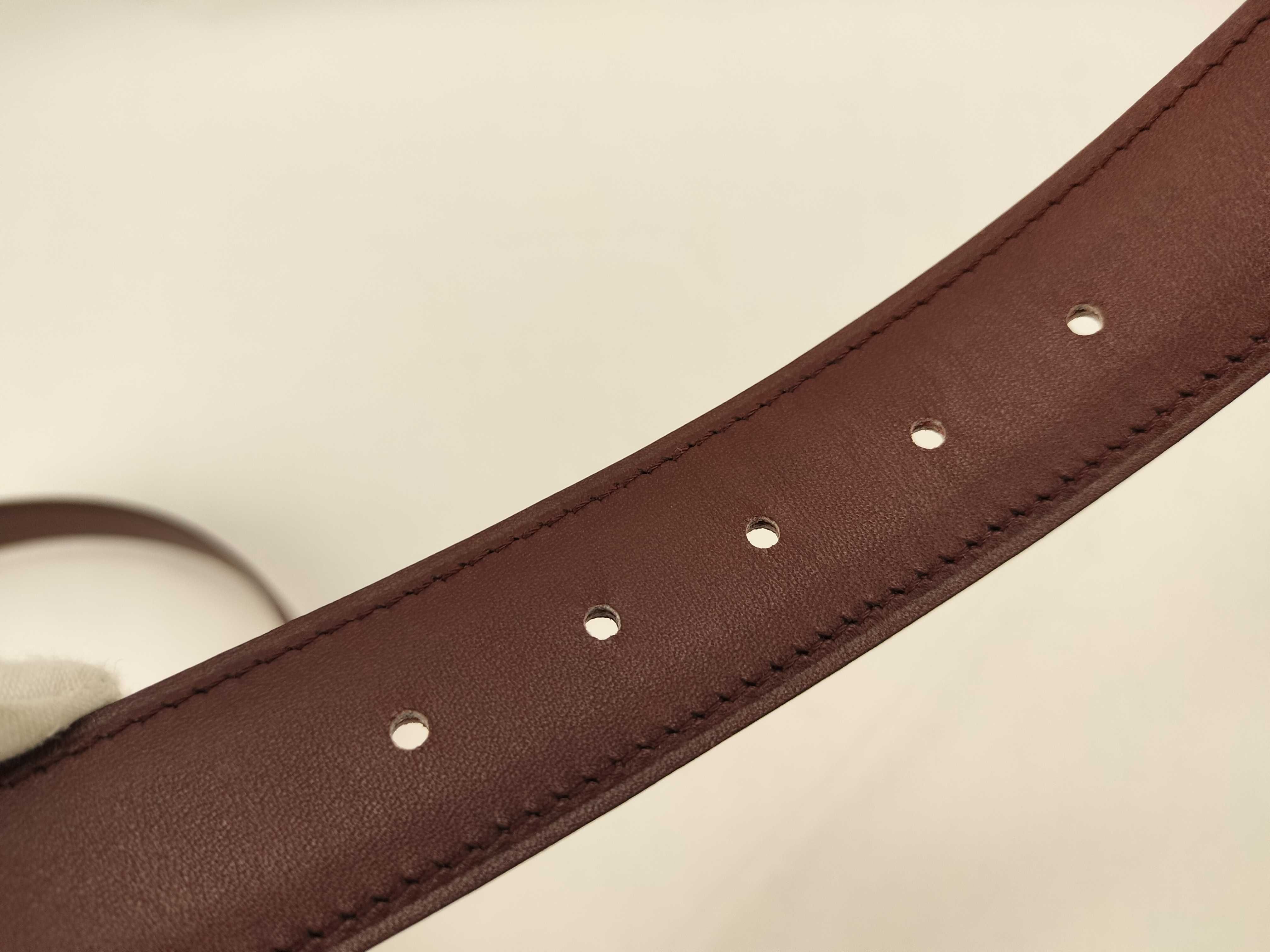 Must Line Santos Leather Bordeaux Belt ( ) - Unused — view 9