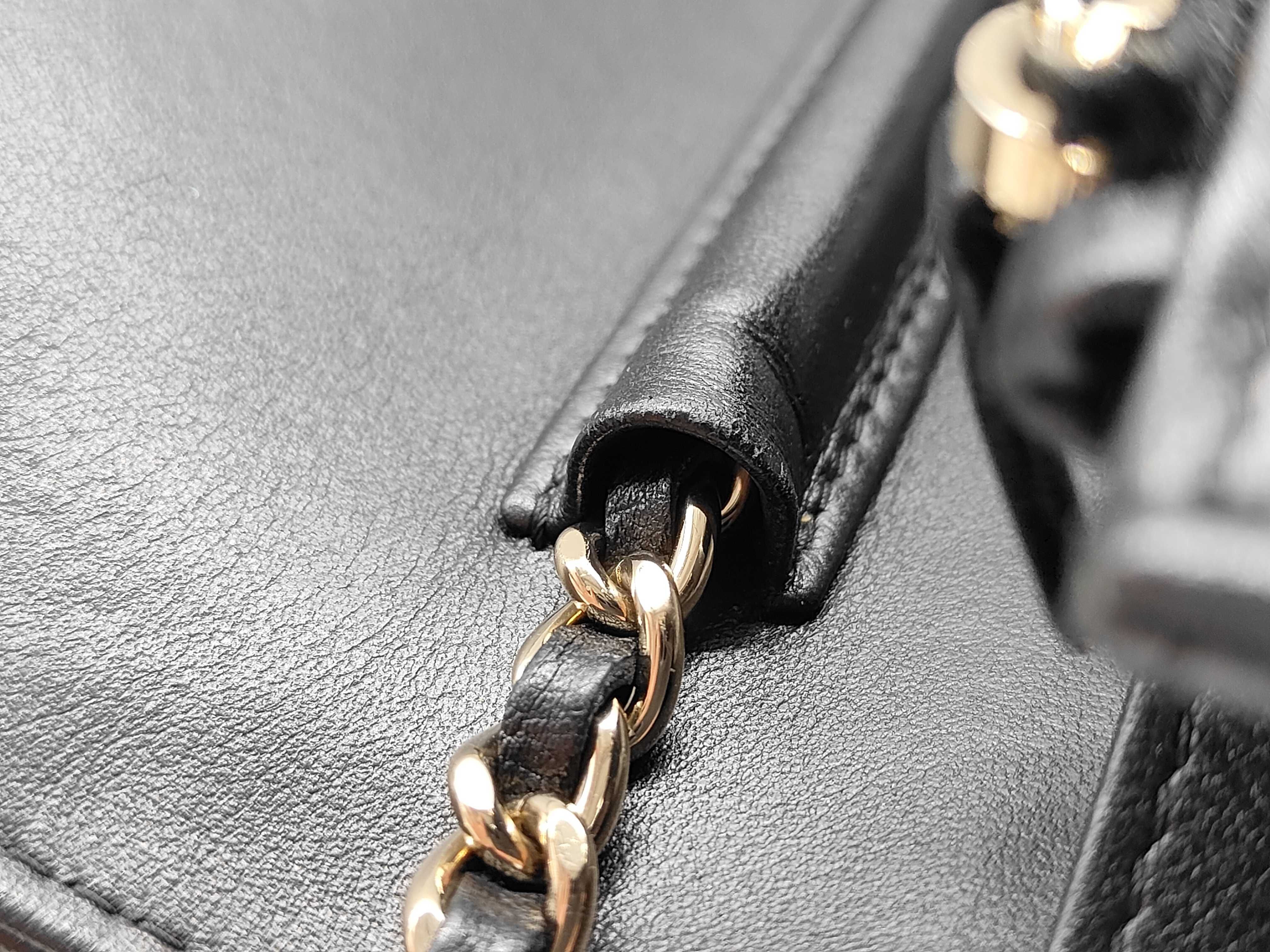 Caviar Skin CC Figurine Chain Wallet Bag, Matelassé, Gold Hardware, Black, Seal, Card, 28807748, with Guarantee, Box, and Dust Bag, Shoulder Bag — view 5