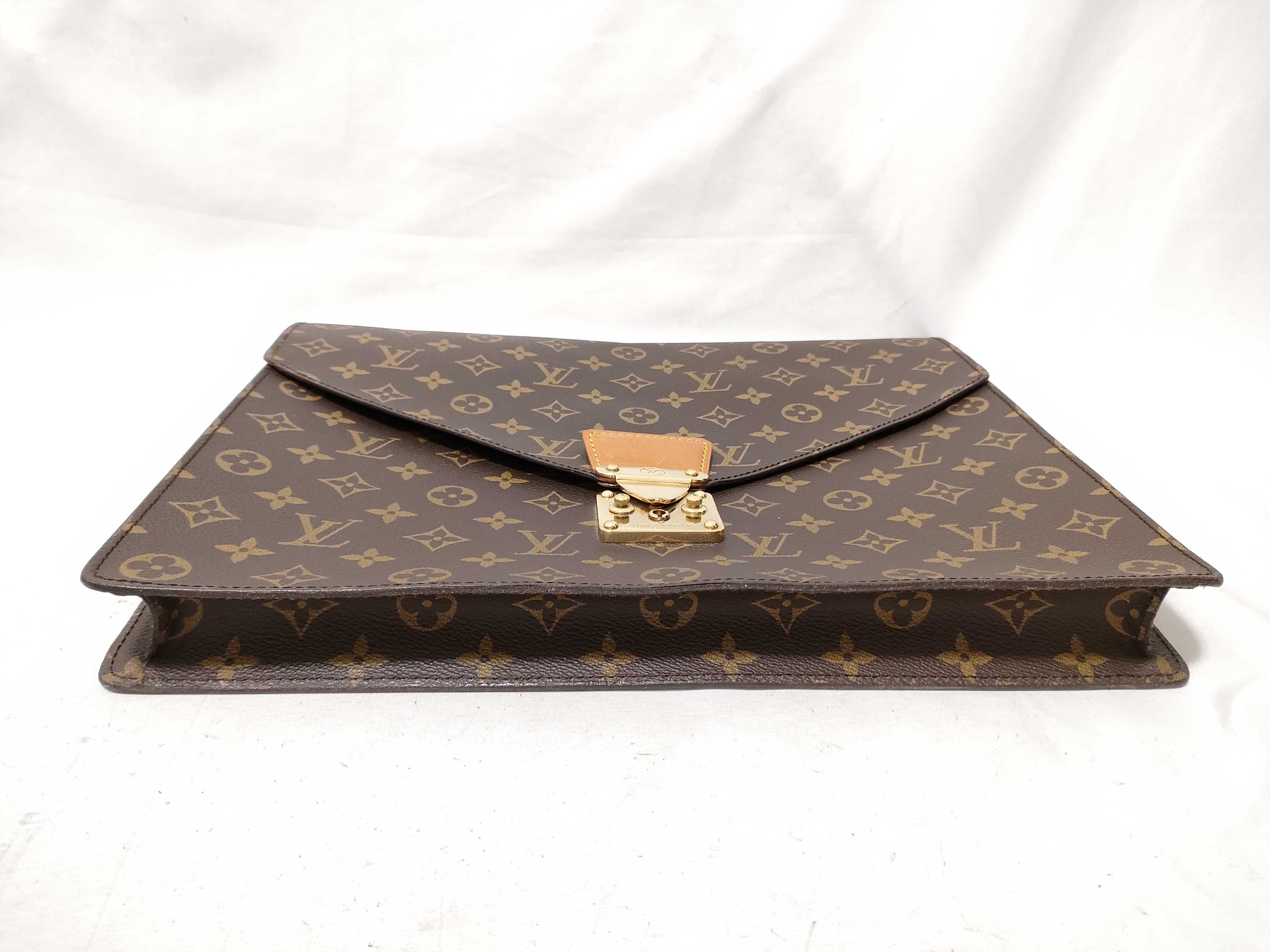 Monogram Portedocument Sénateur Clutch Bag — view 4
