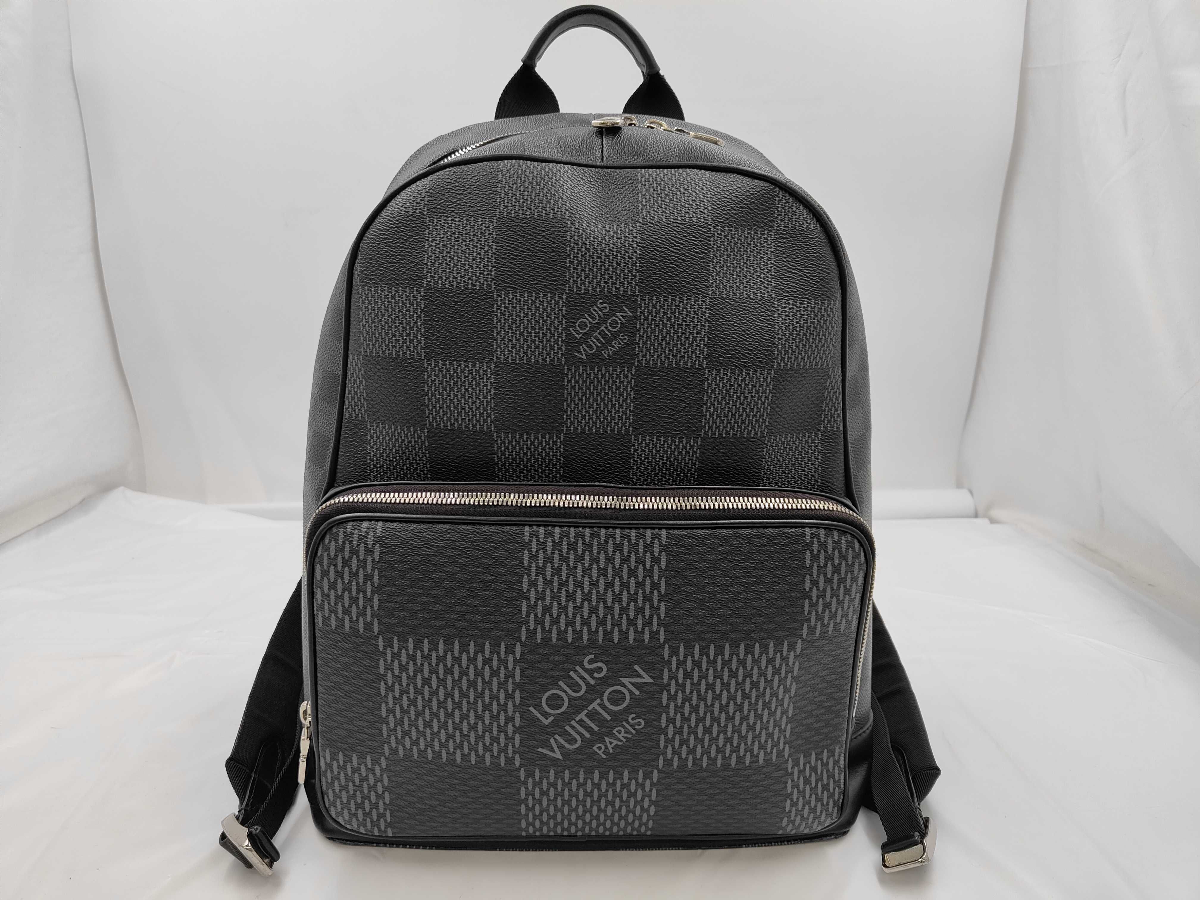 Damier Graphite Giant Canvas Backpack N50009 Black (RFID detected)