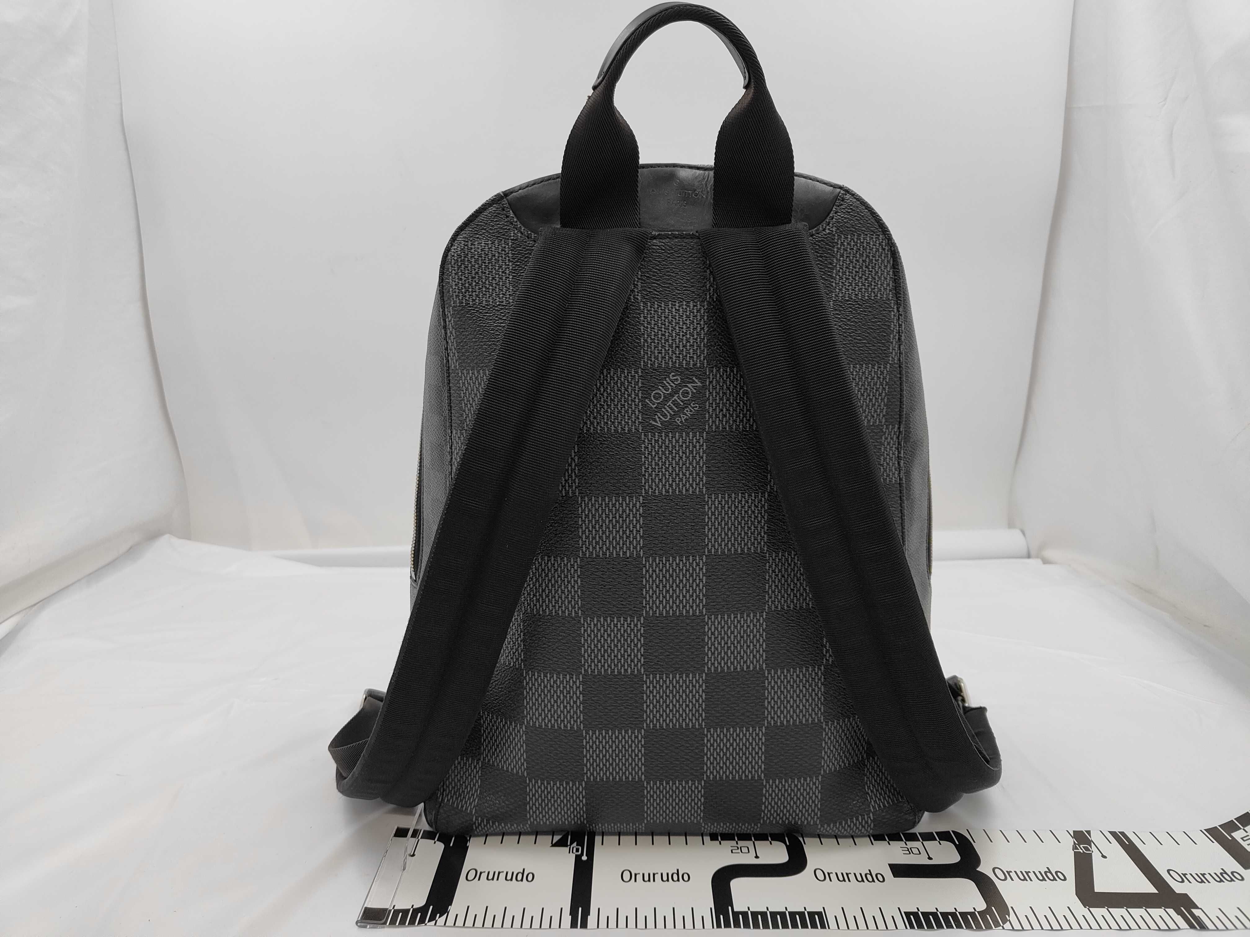 Damier Graphite Giant Canvas Backpack N50009 Black (RFID detected) — view 2