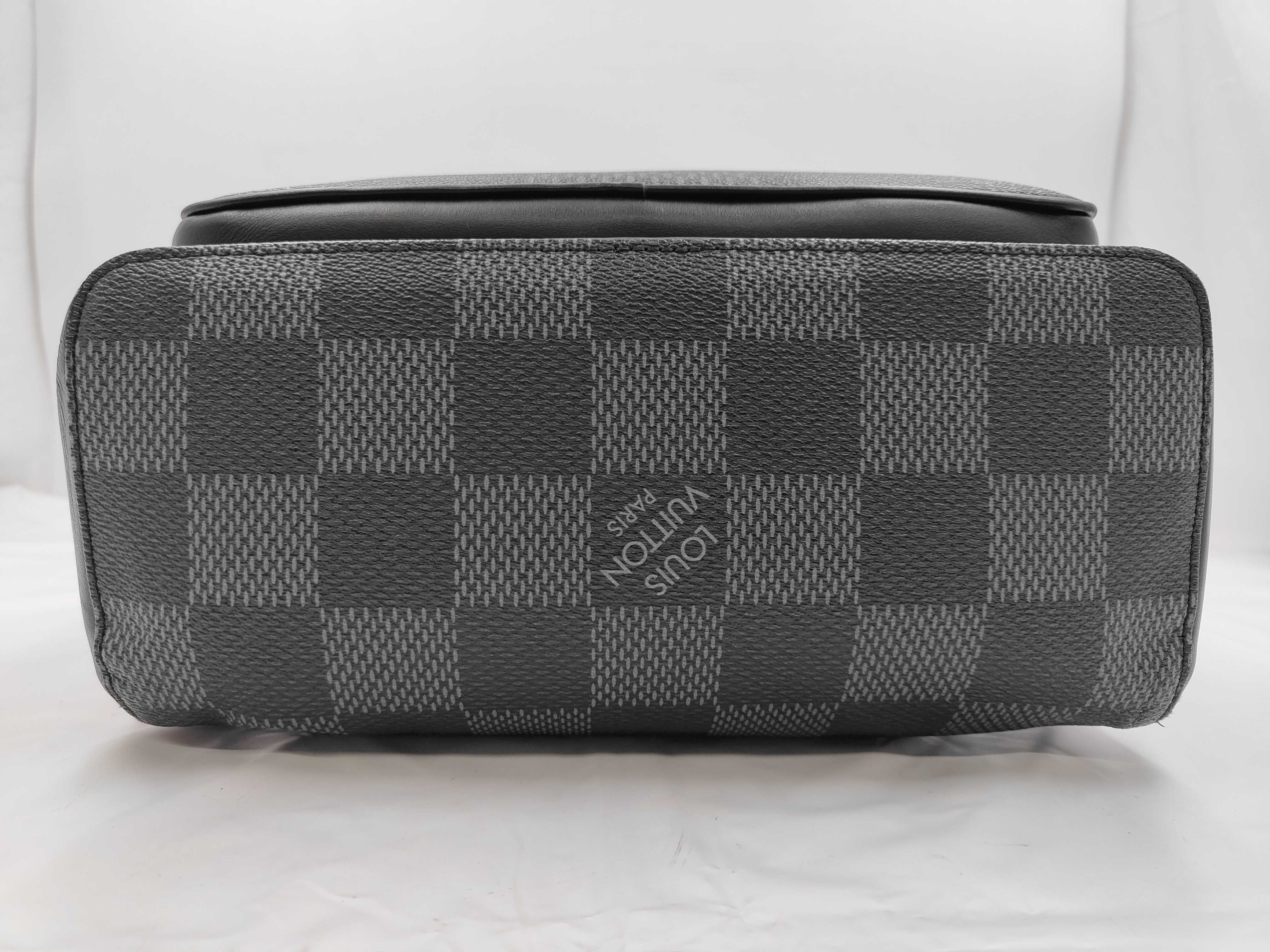 Damier Graphite Giant Canvas Backpack N50009 Black (RFID detected) — view 9