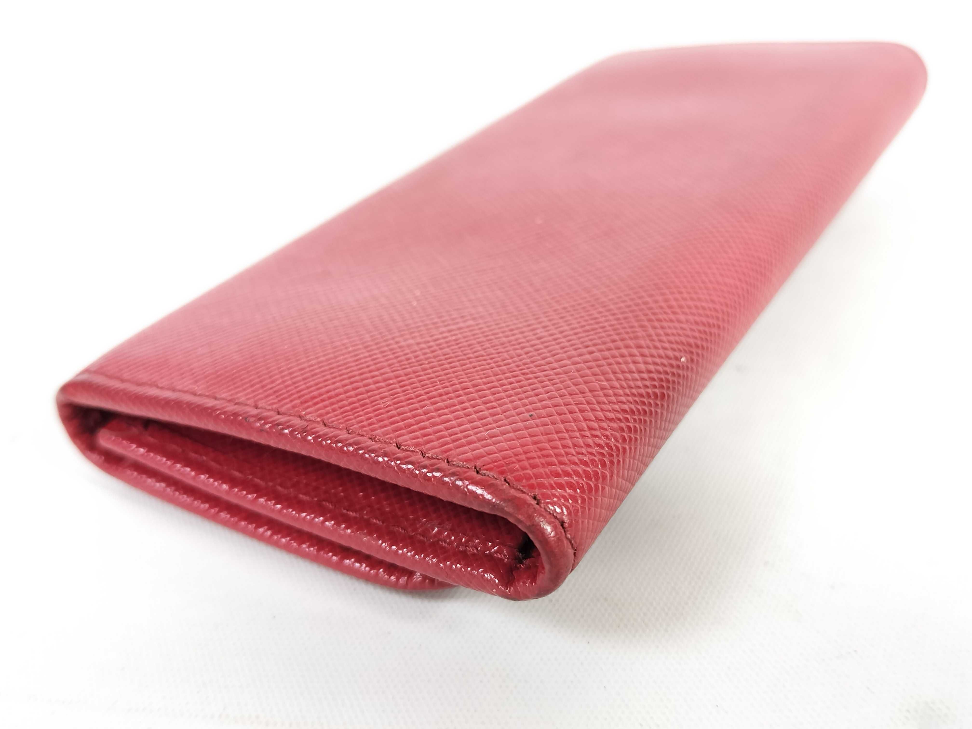 6-Key Case Red Saffiano Leather Key Case — view 6