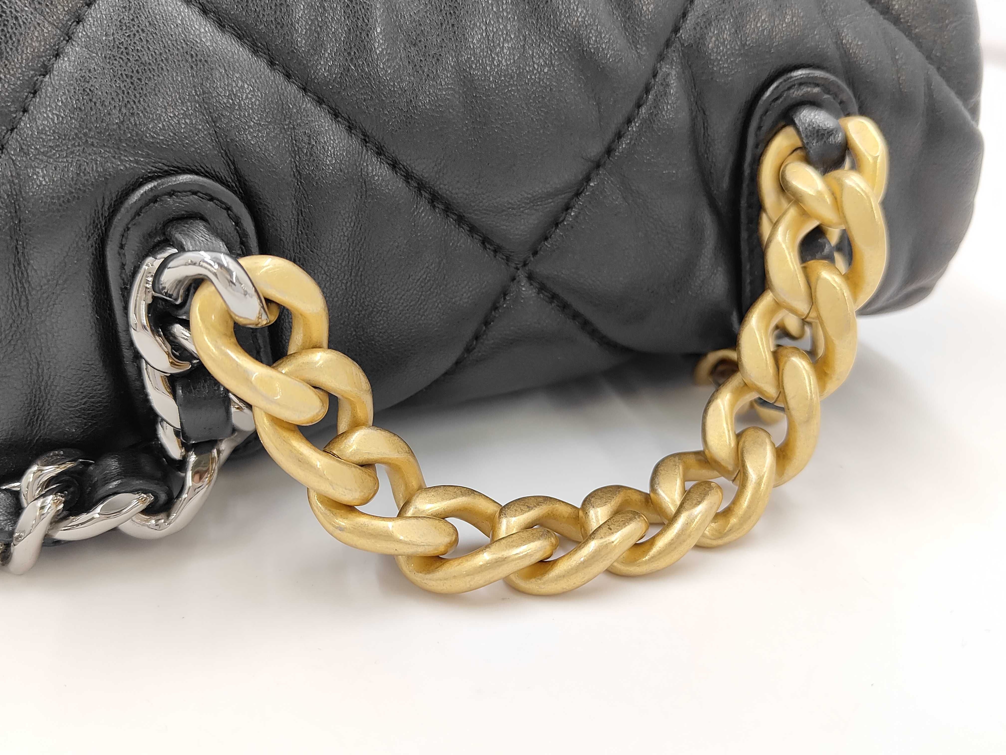 Lambskin Black Backpack RFID Backpack — view 3
