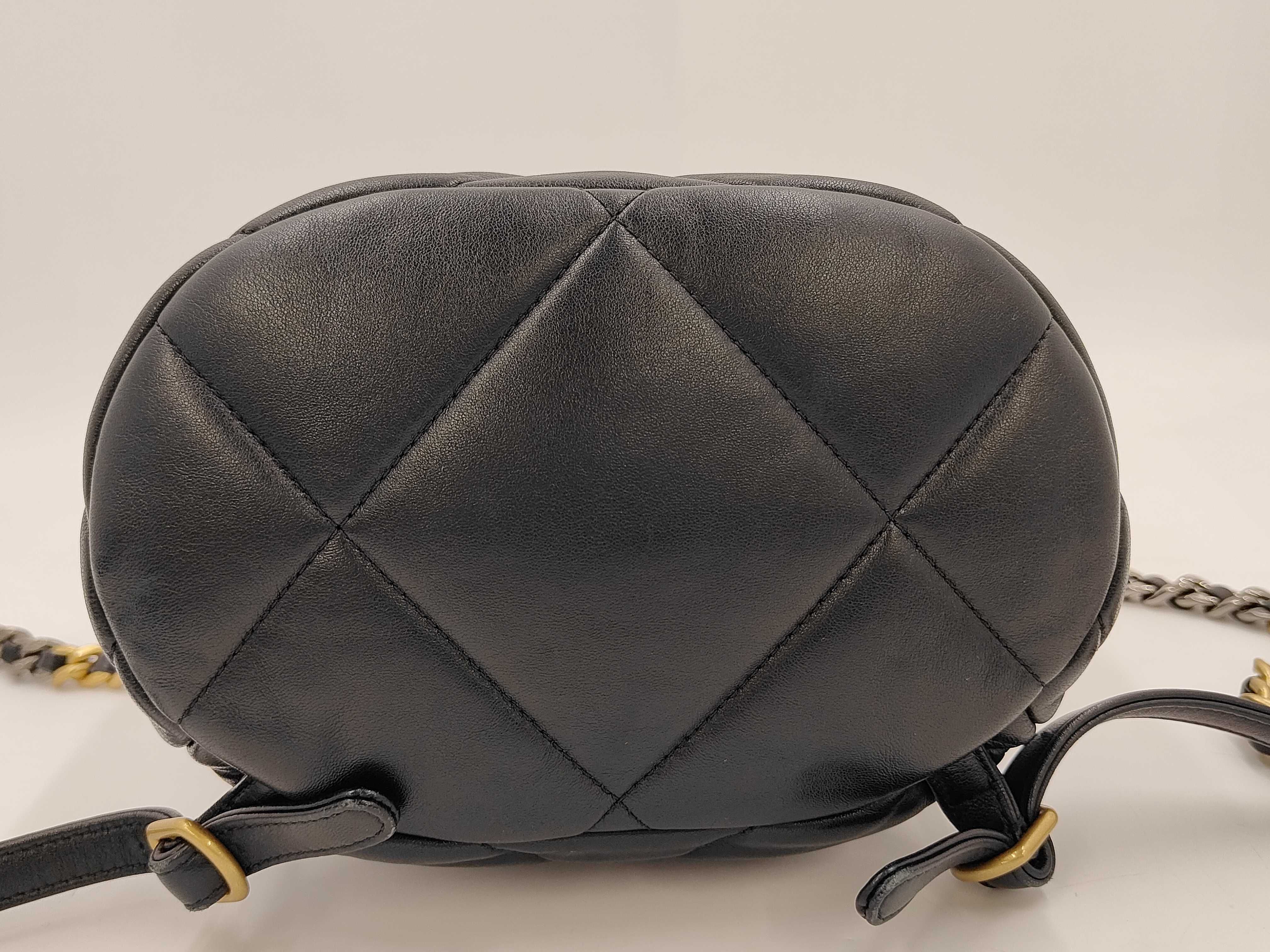 Lambskin Black Backpack RFID Backpack — view 8