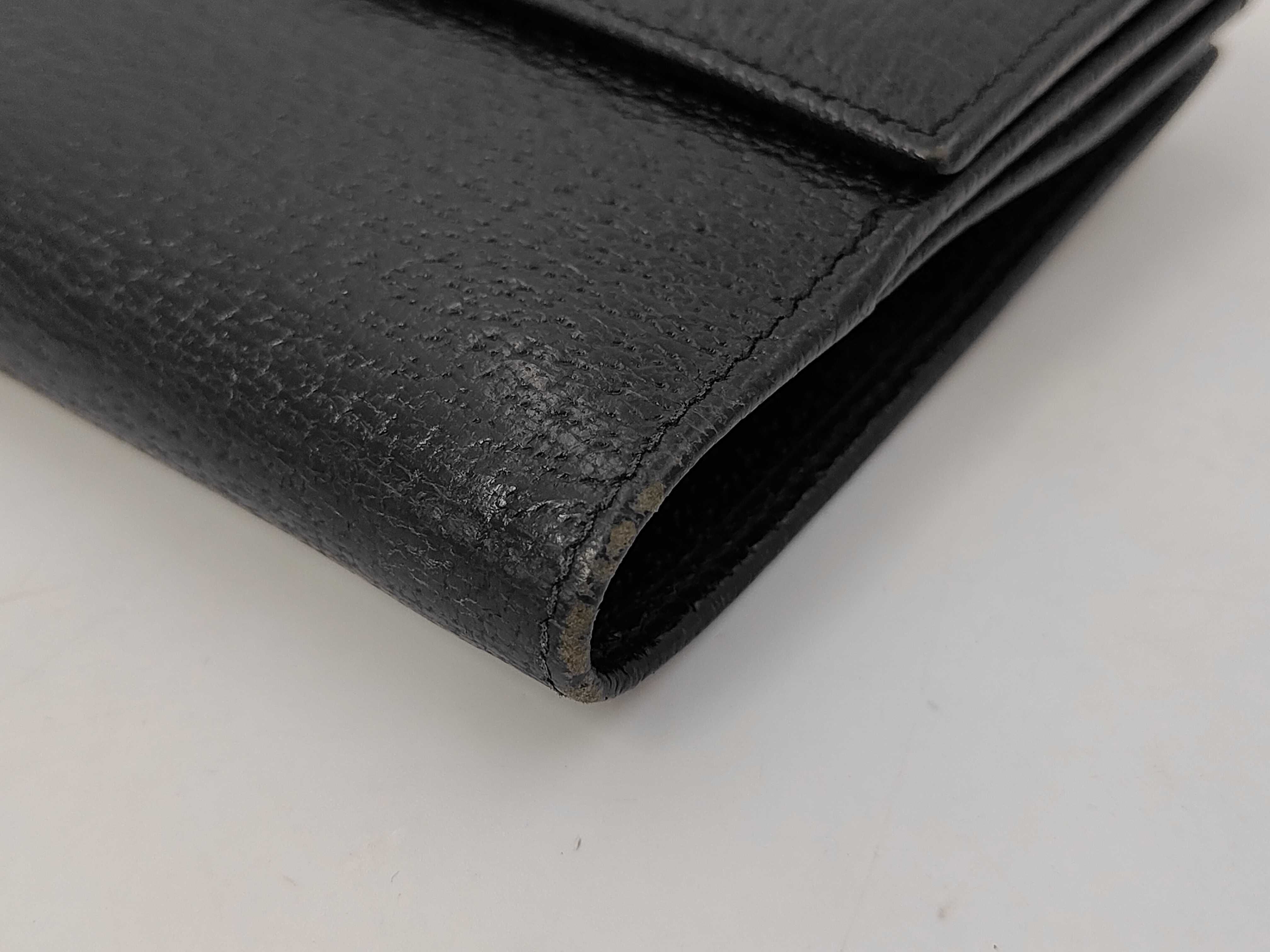 folding wallet, leather, black wallet — view 3