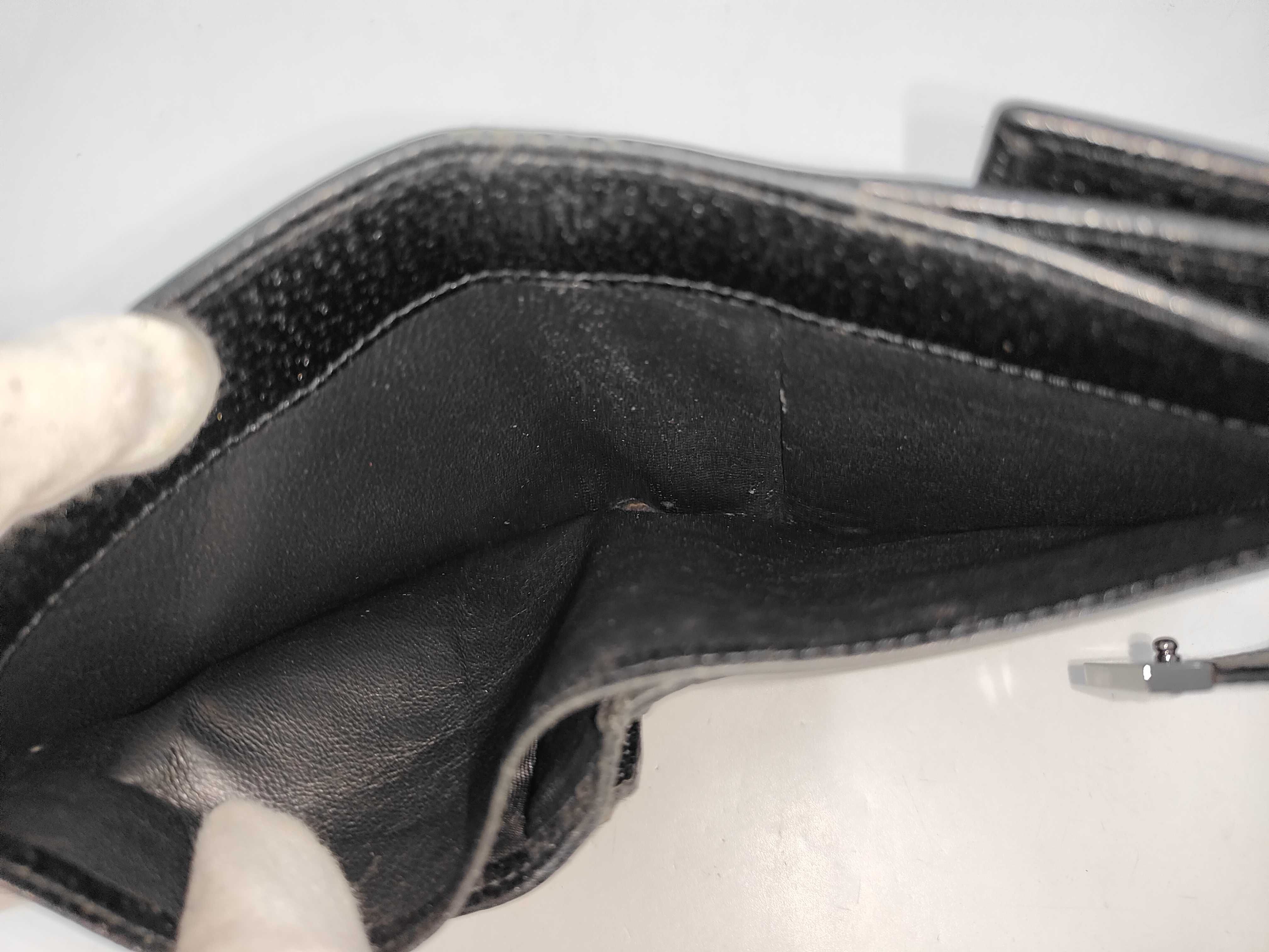 folding wallet, leather, black wallet — view 9