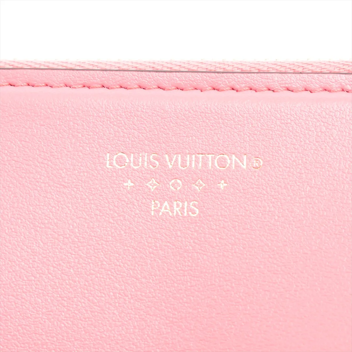 LV Logo Portefeuille LV Pont Neuf Compact M69177 FH2200 Pink Compact Wallet — view 7