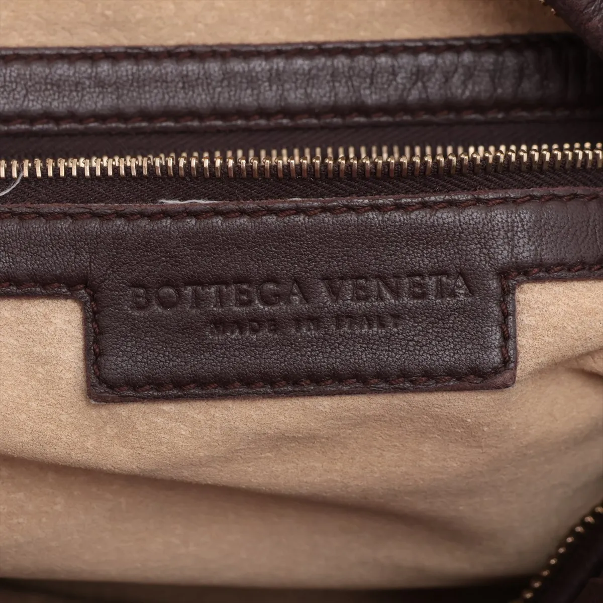 Intrecciato Hobo 115653 Shoulder Bag Brown — view 9