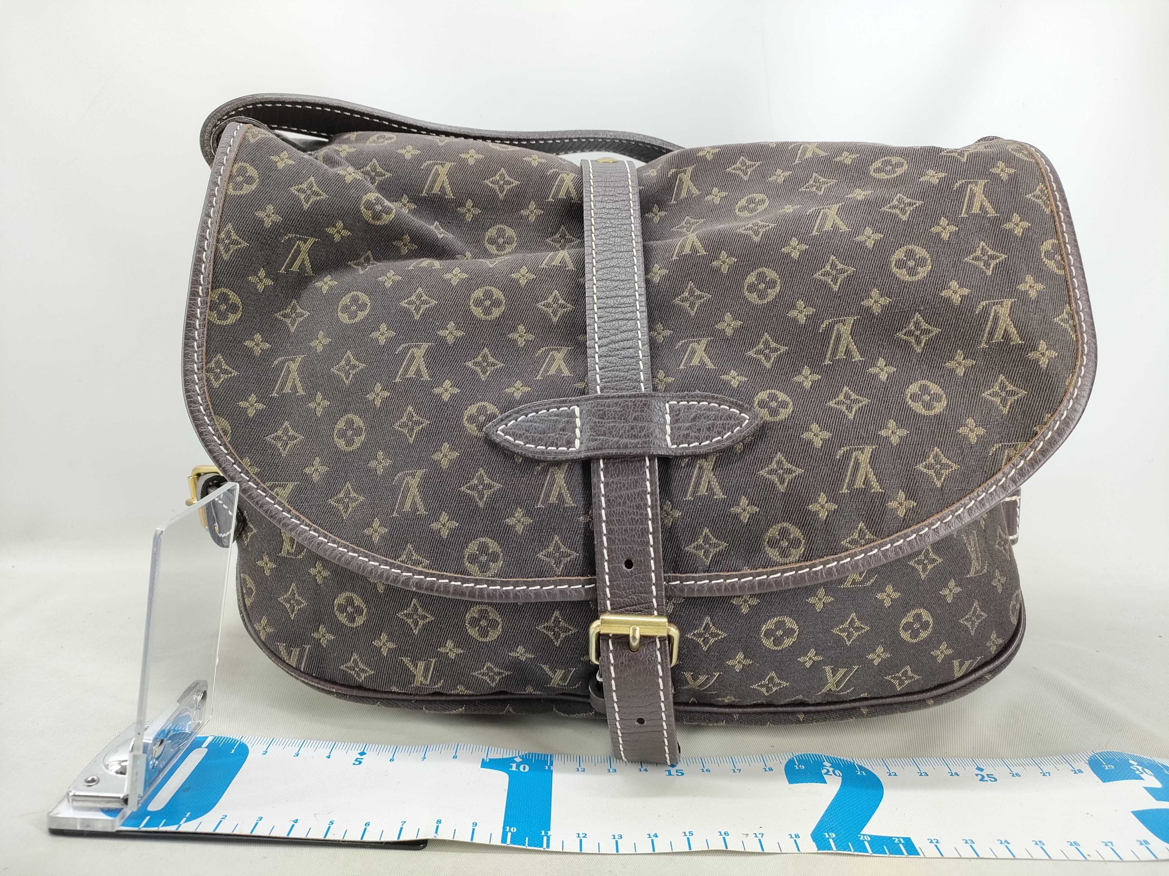 Monogram Mini Vuitton Monogram Mini Lin Saumur 30 M95227 Shoulder Bag — view 2