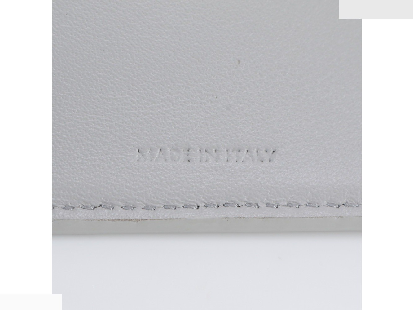 Triomphe Small Flap Wallet, Lizard Leather, Tri-fold Wallet — view 7