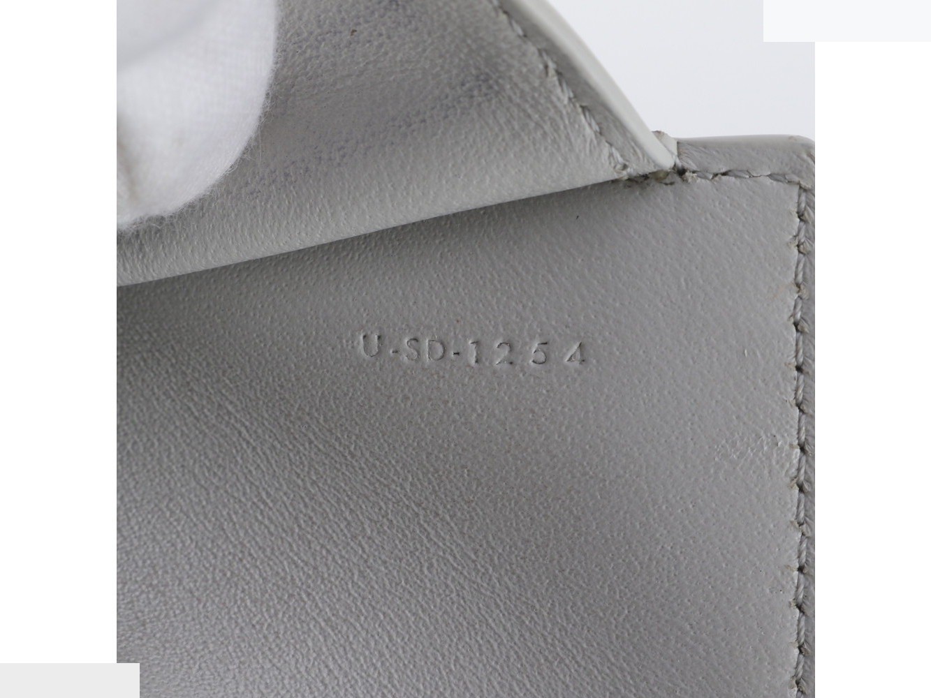 Triomphe Small Flap Wallet, Lizard Leather, Tri-fold Wallet — view 8
