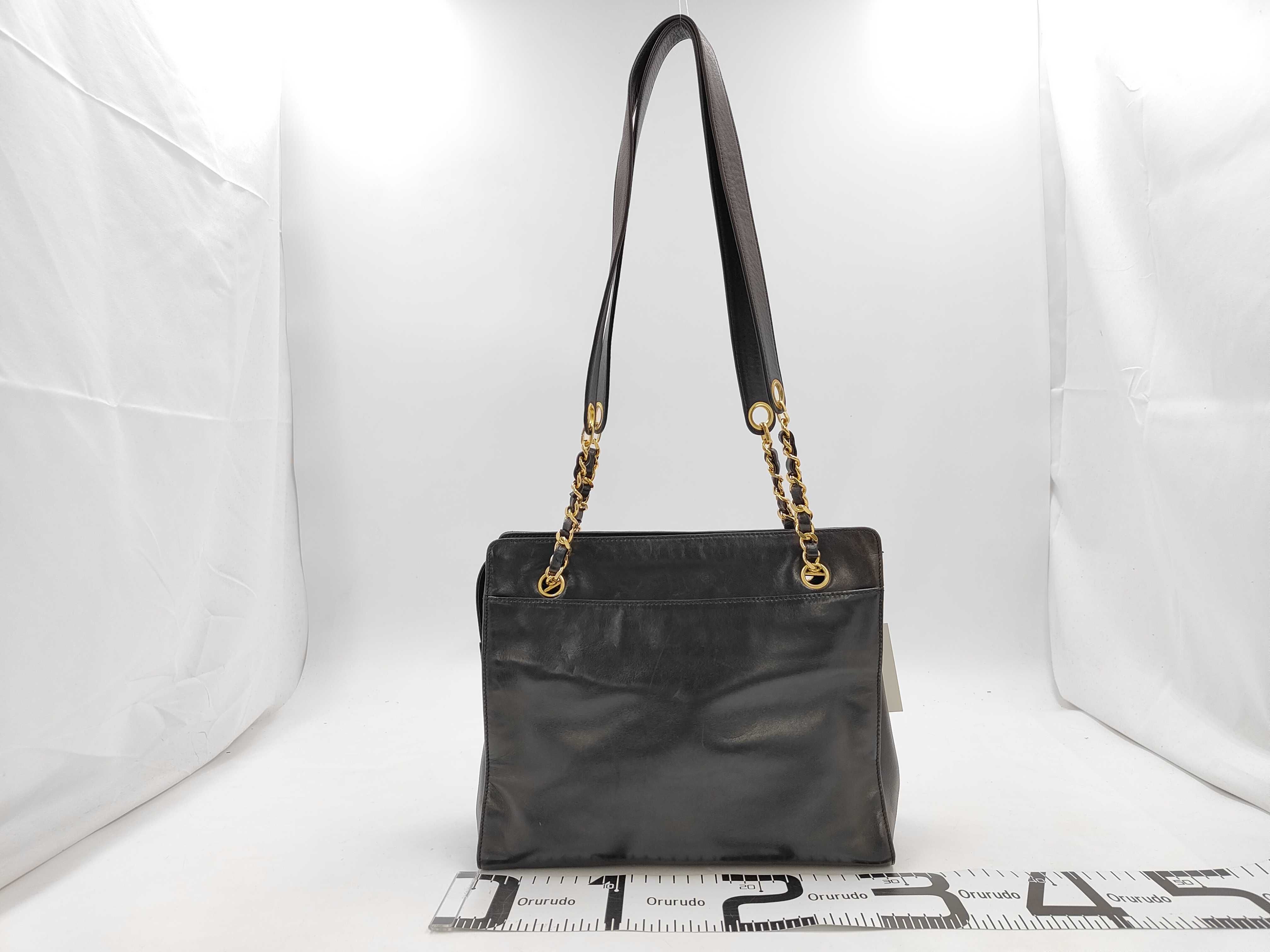 Lambskin Large Coco Gold Chain Tote Bag (Series 4) — view 2
