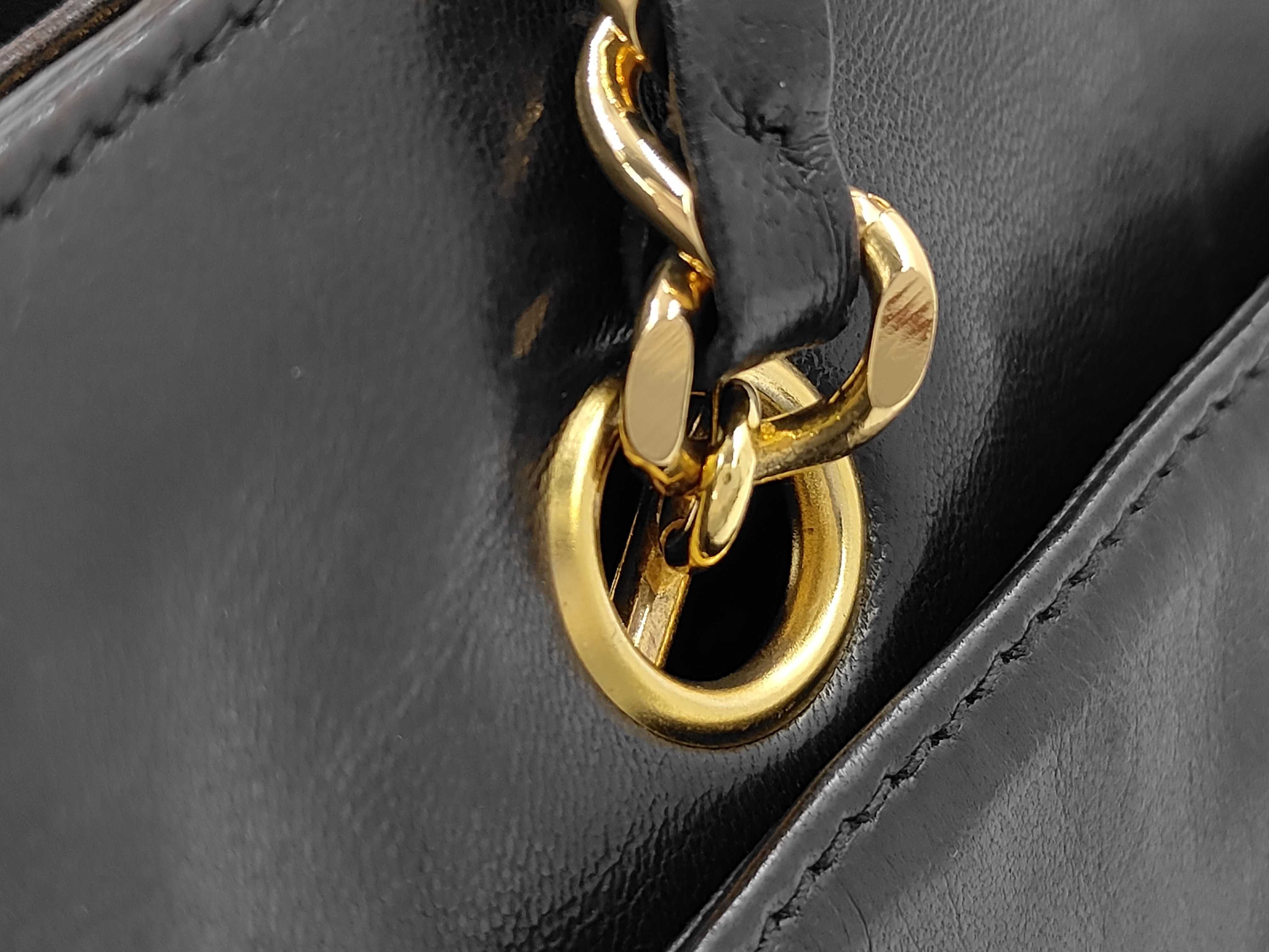 Lambskin Large Coco Gold Chain Tote Bag (Series 4) — view 3