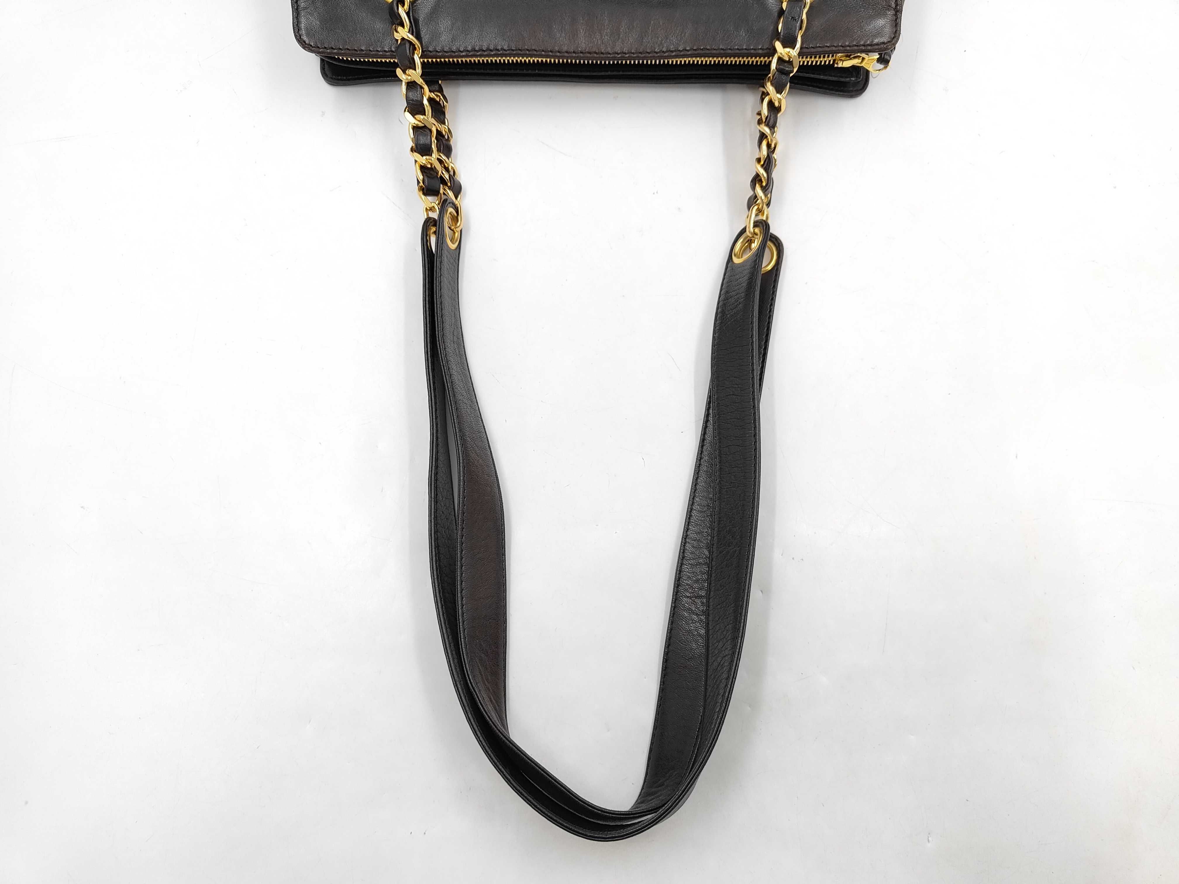 Lambskin Large Coco Gold Chain Tote Bag (Series 4) — view 4