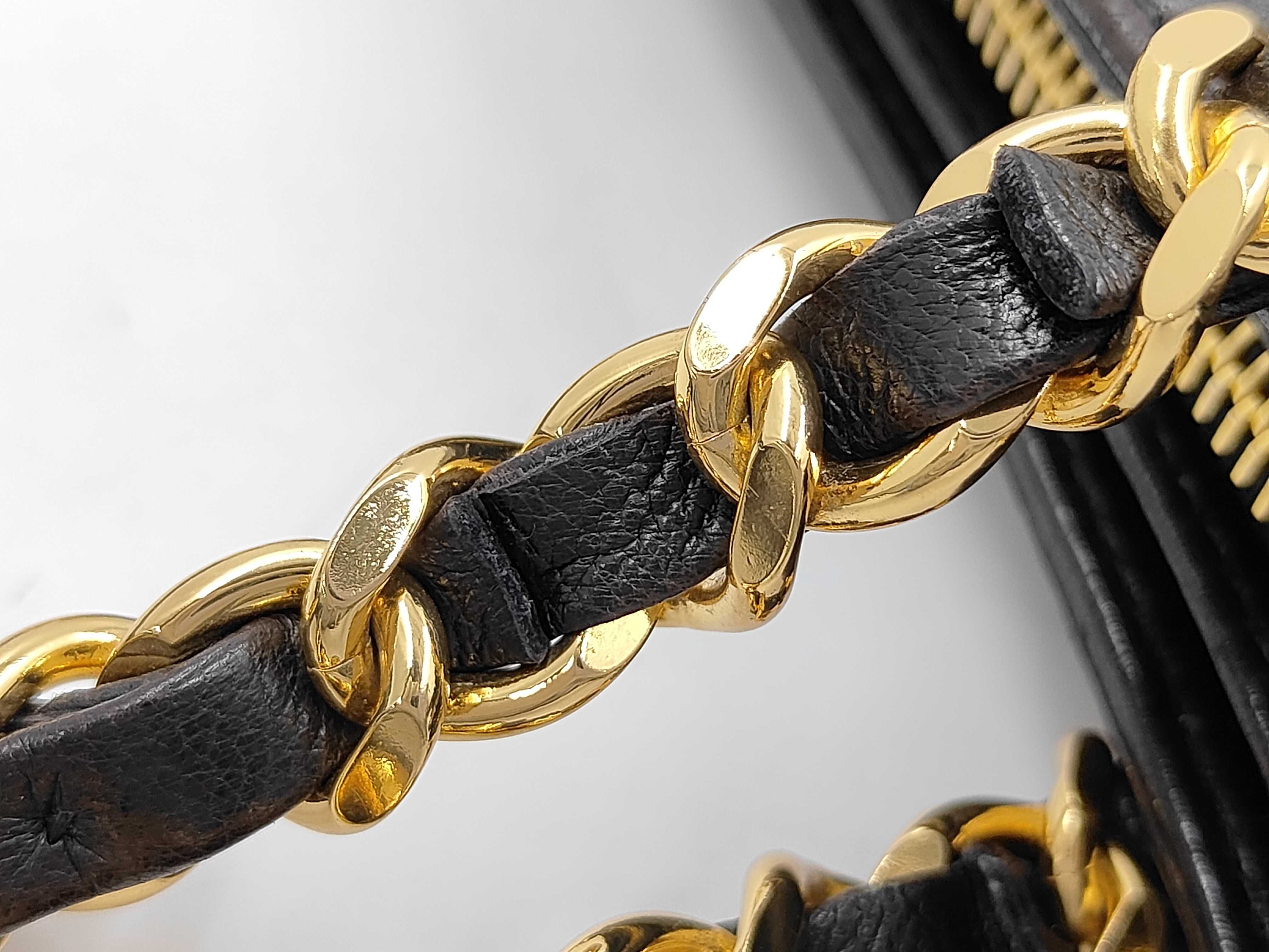 Lambskin Large Coco Gold Chain Tote Bag (Series 4) — view 5