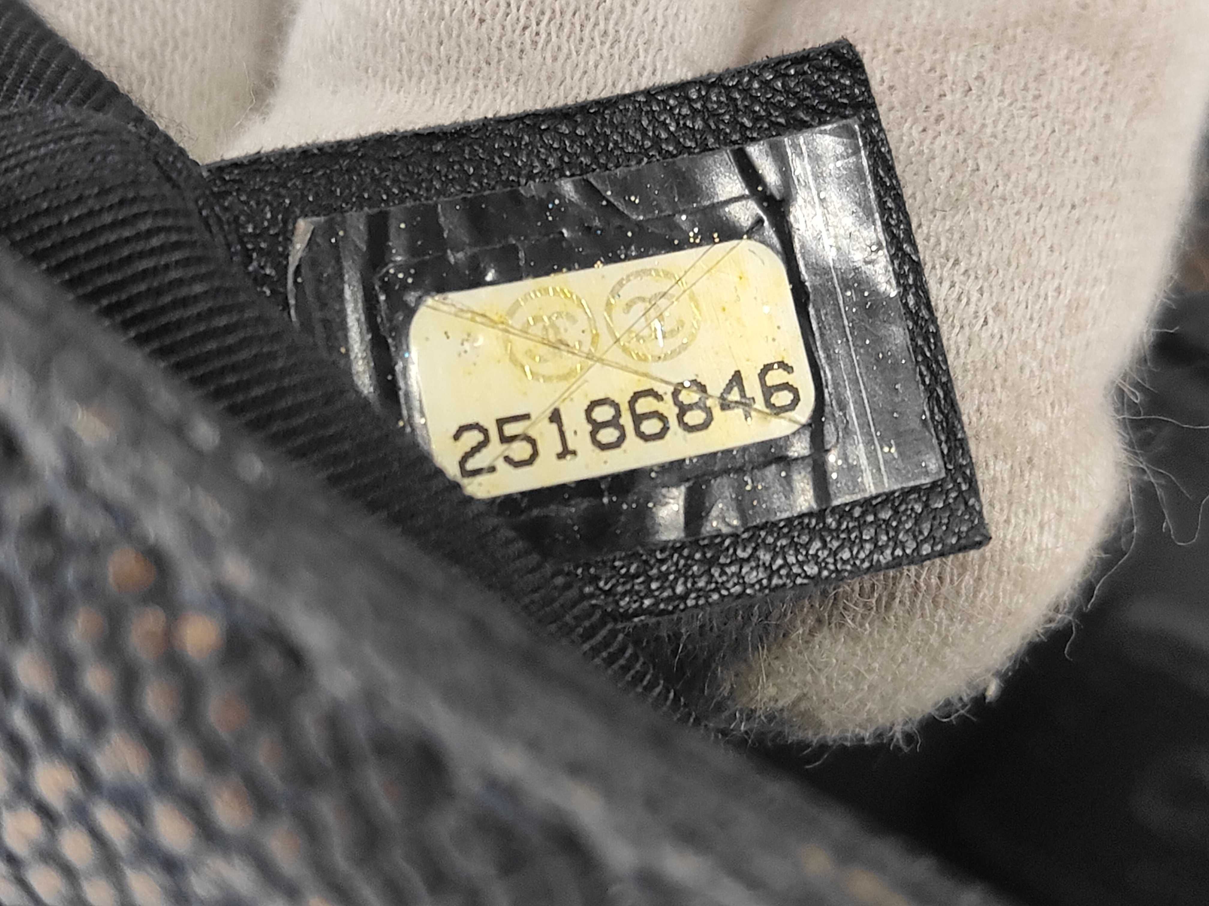 Boy Chanel Caviar Navy Chain Shoulder Bag — view 12