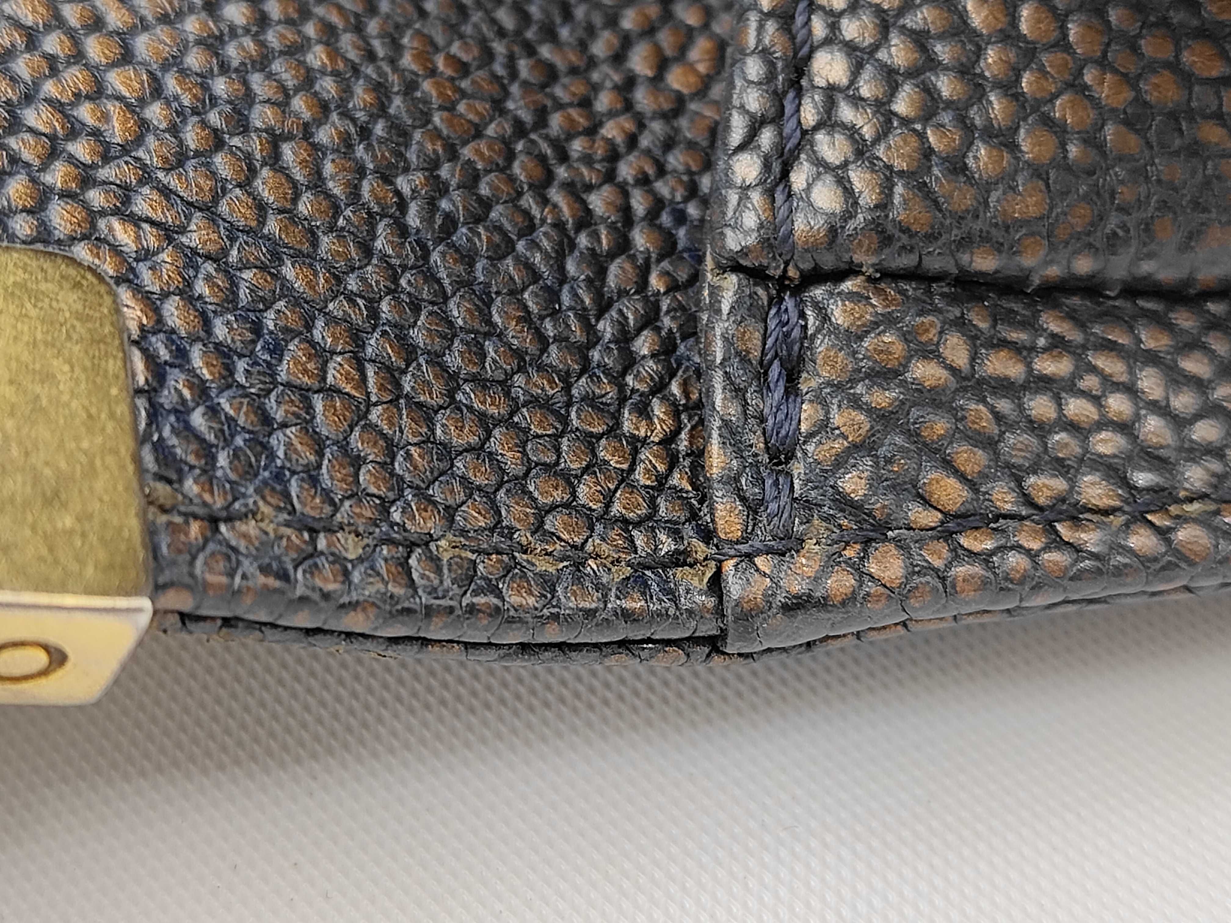 Boy Chanel Caviar Navy Chain Shoulder Bag — view 8