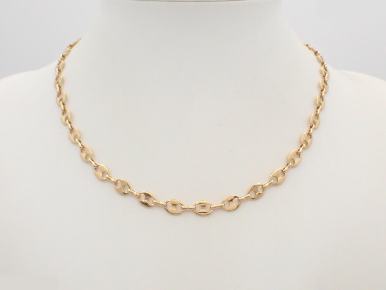Necklace, GP (Gold Plated), total length approximately 46 cm — view 3