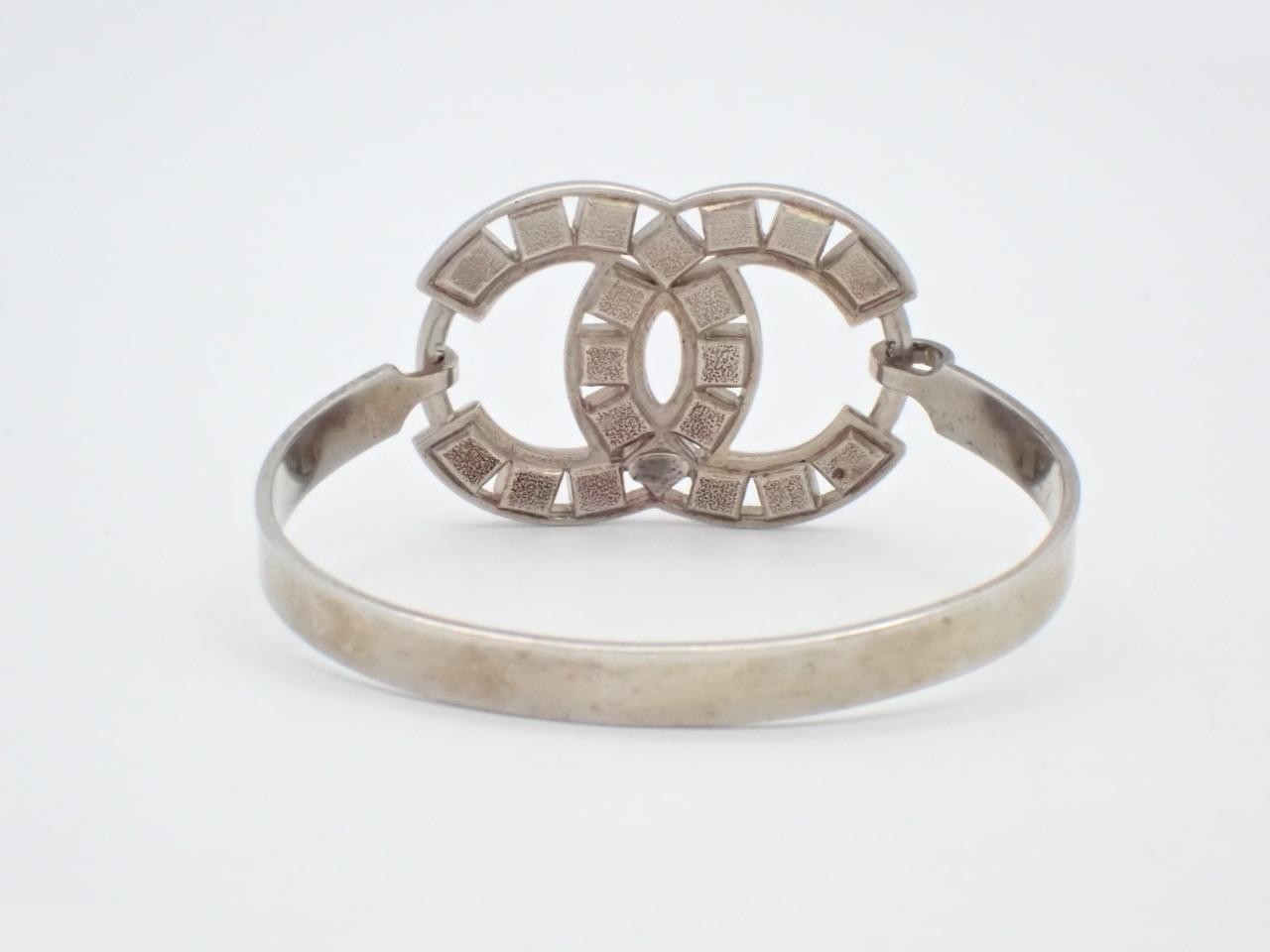 Coco Mark Silver Bracelet, Wrist Circumference Approx. 16cm — view 2