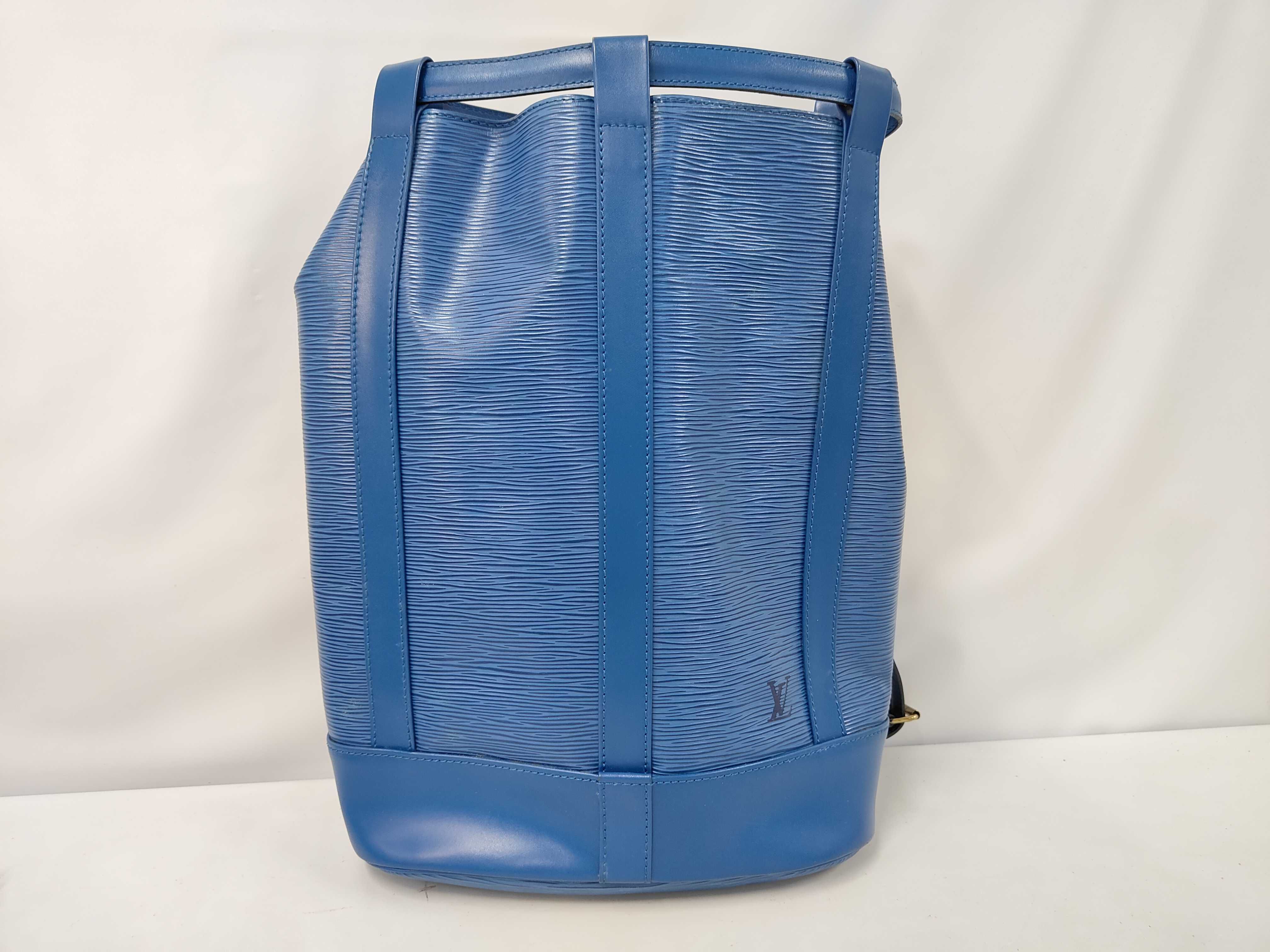 Epi Randonee PM Shoulder Bag (Blue)
