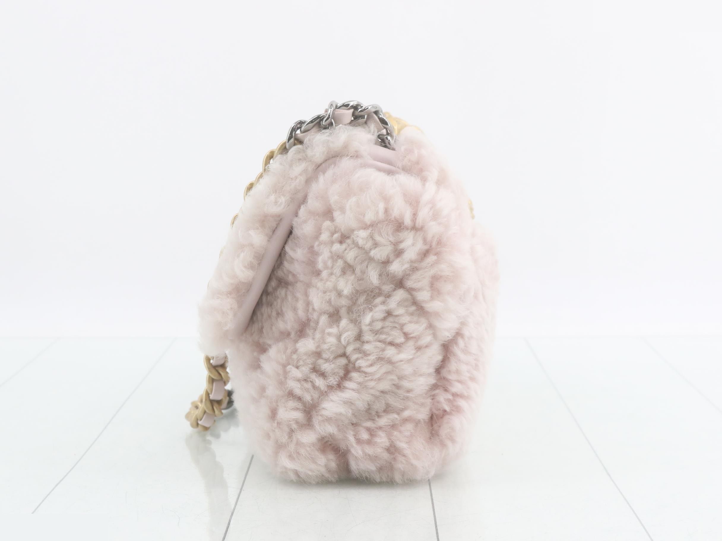 19 Shearling Boa Chain Shoulder Bag — view 3