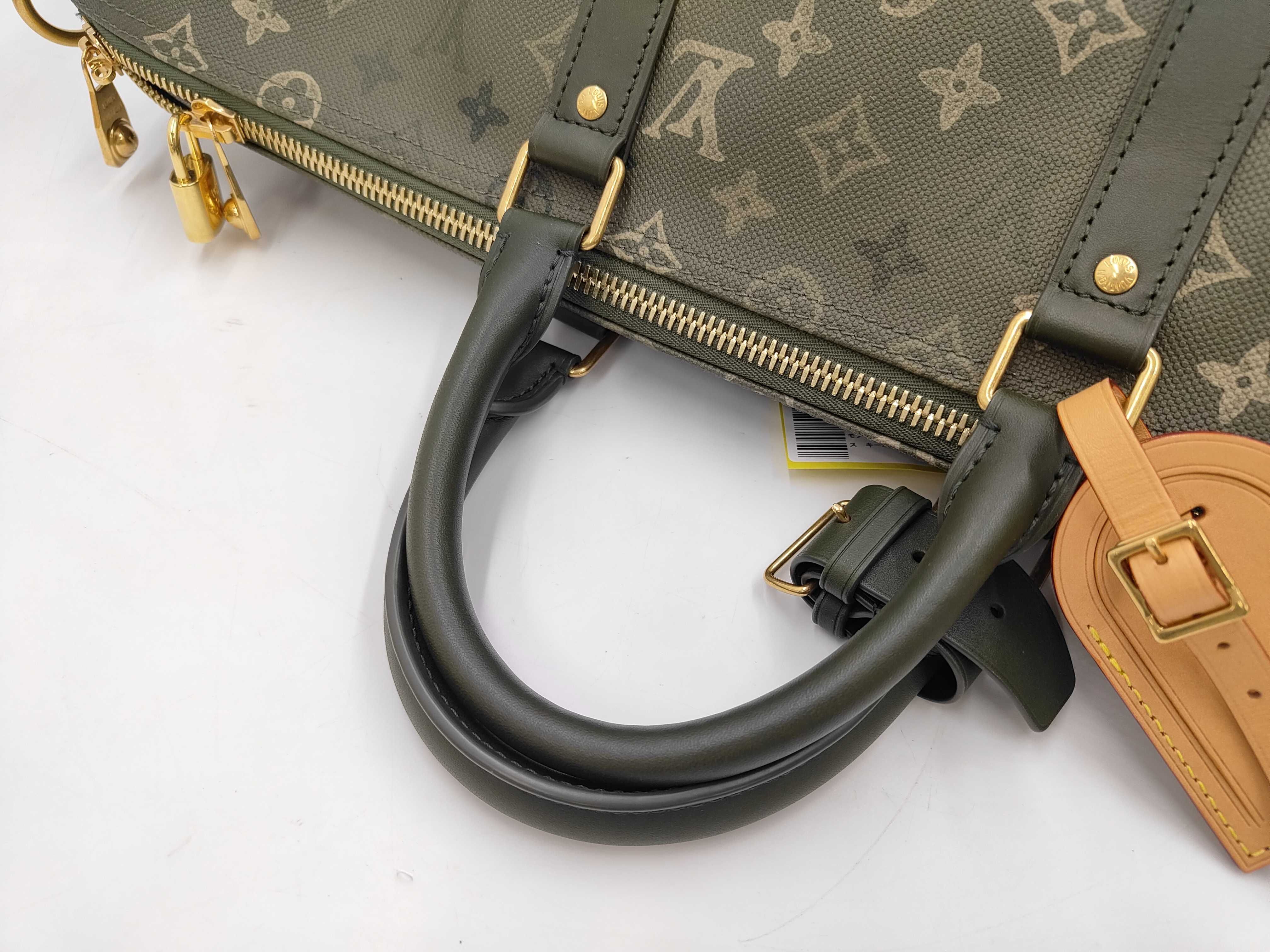 Monogram Surplus Canvas Keepall Bandoulière 50 Boston Bag — view 9