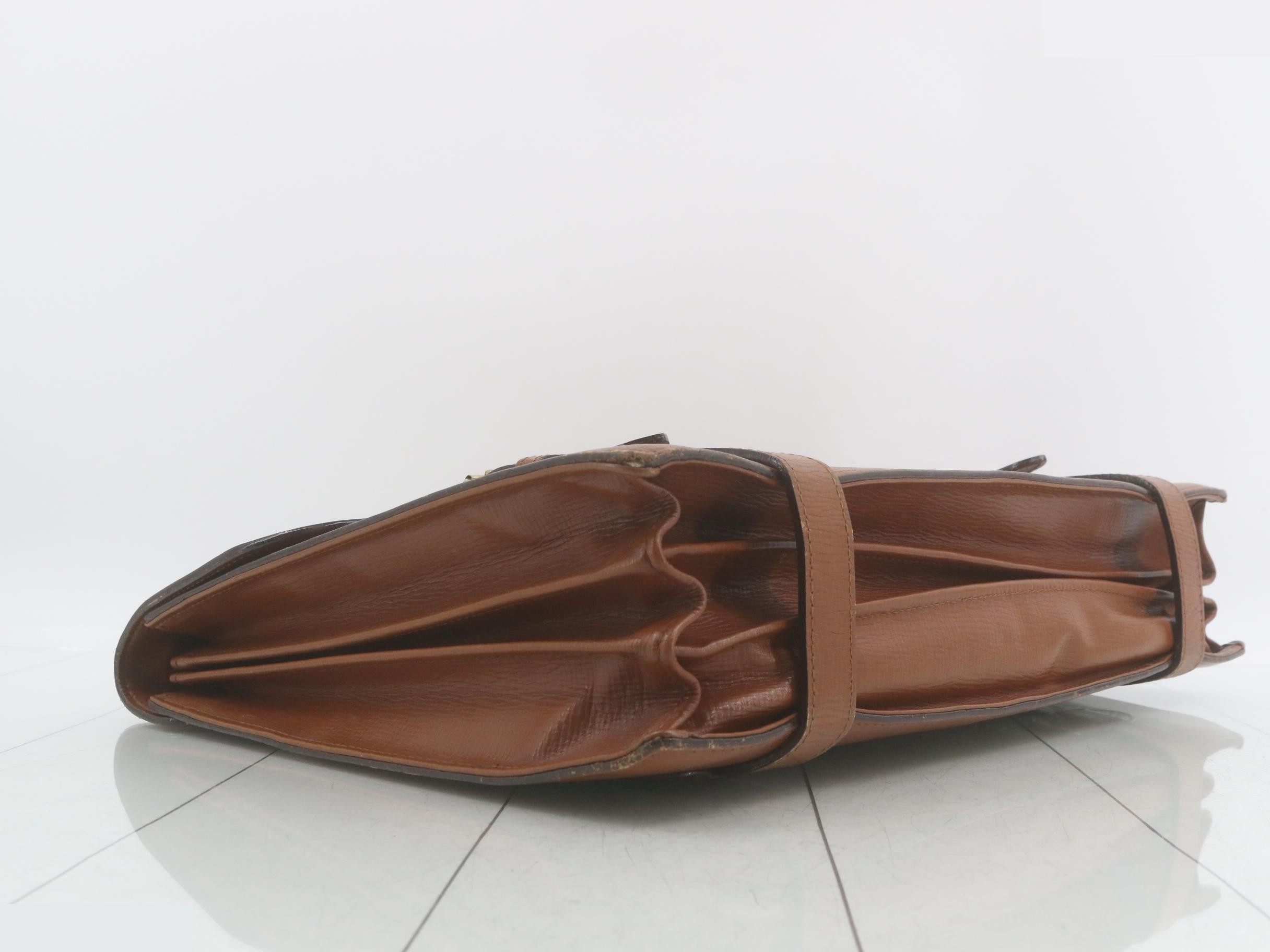 Leather Vintage Briefcase — view 5