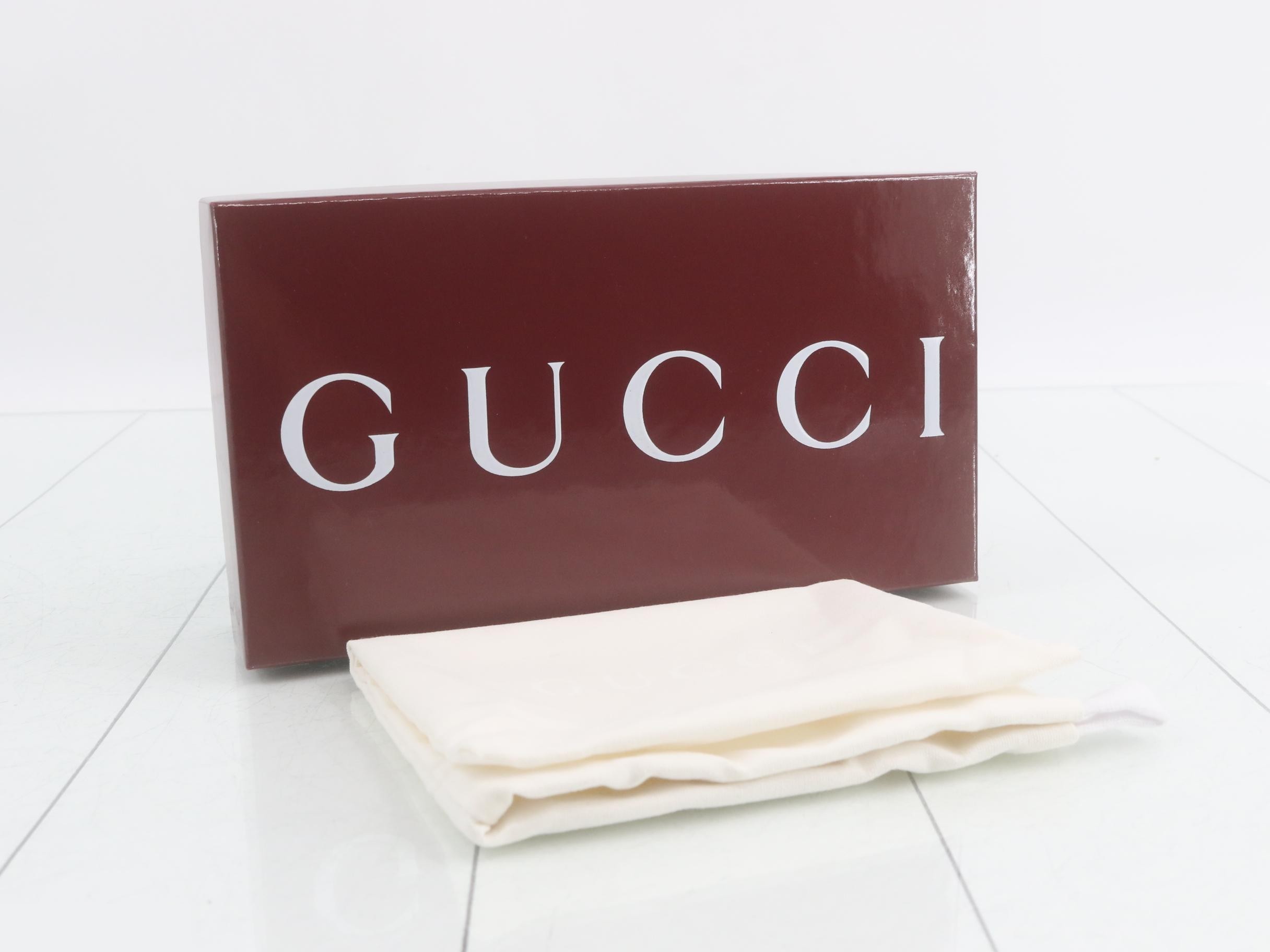 Double G Bicolor Continental Wallet, Retail Price ¥97,900, Unused — view 5