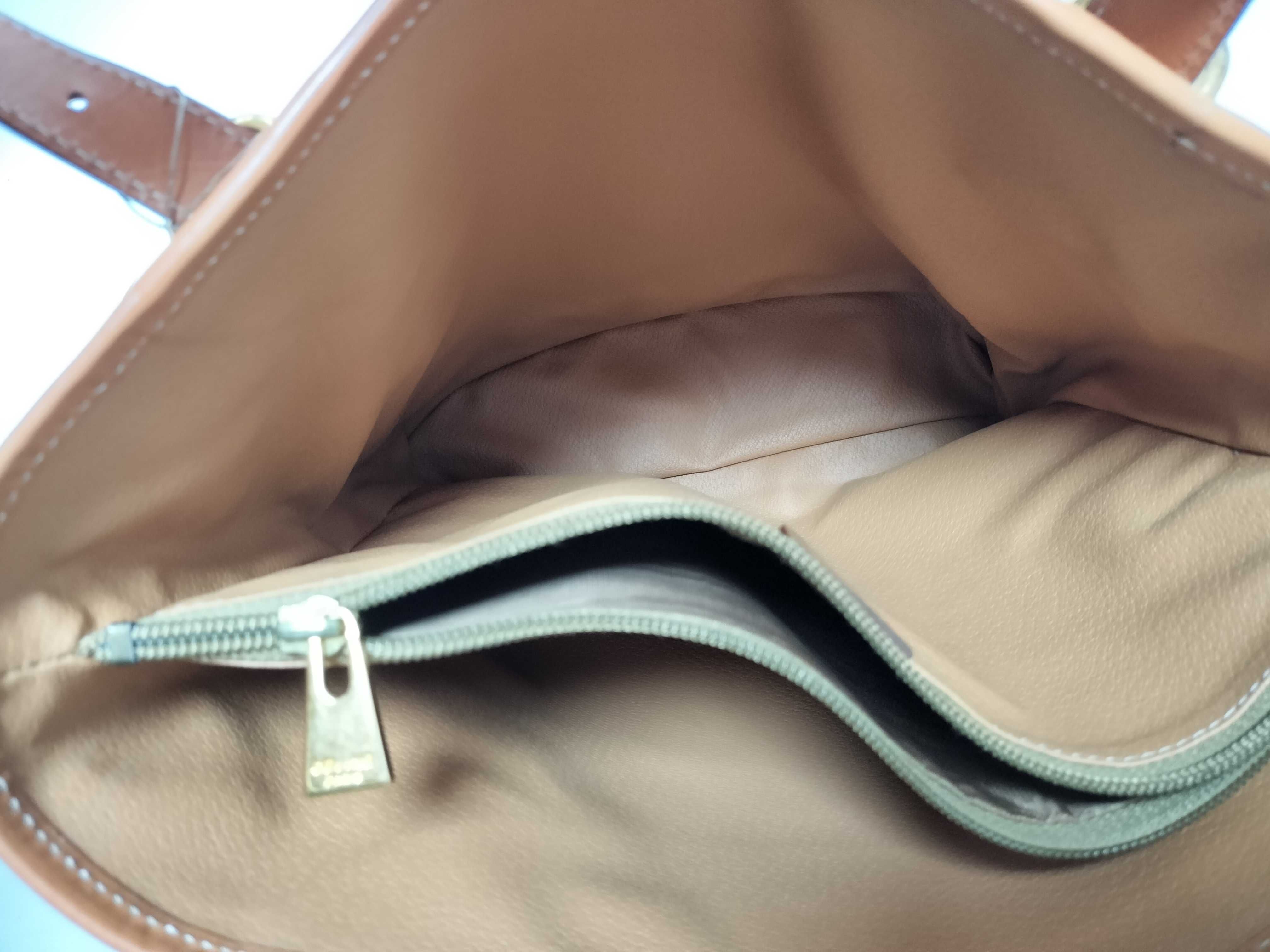 shoulder bag, Macadam pattern, brown tote bag — view 9