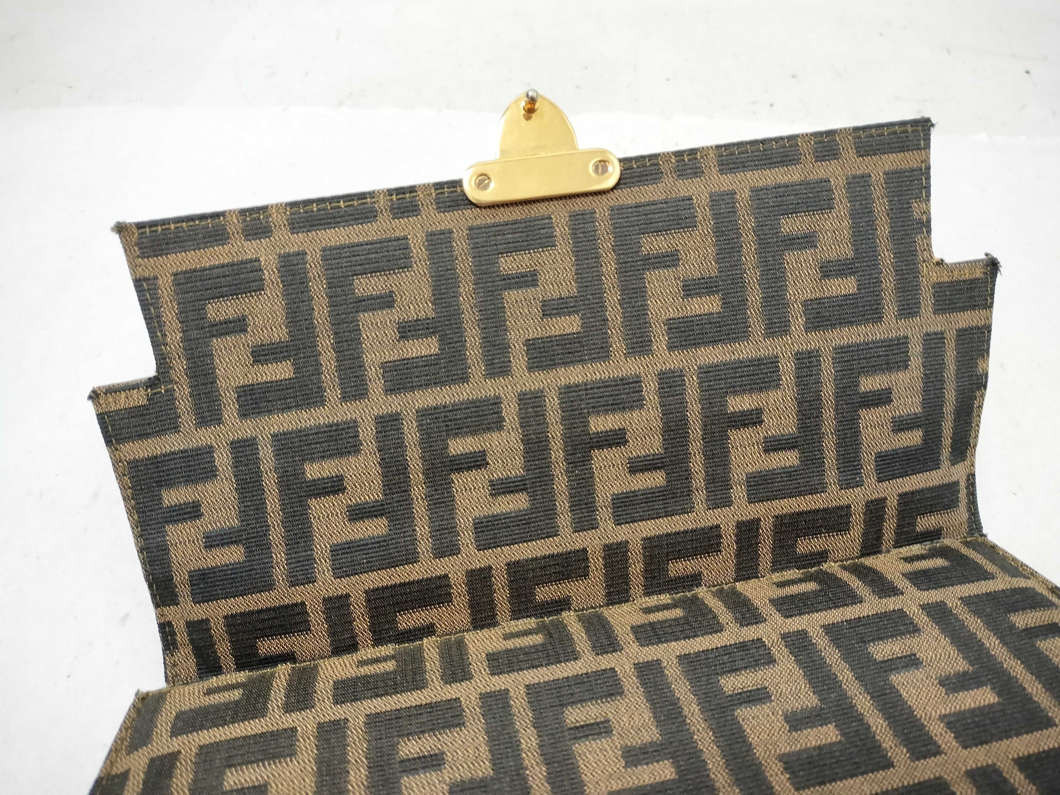 Zucca pattern Zucca top handle locking clasp handbag — view 8