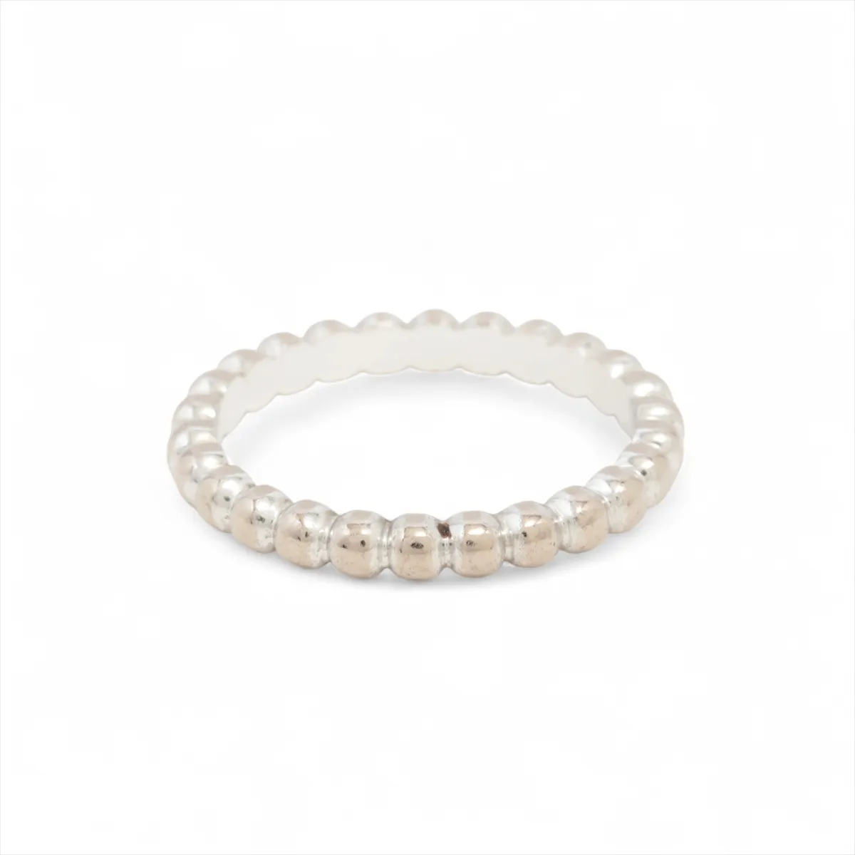 Perlee Ring, 750 (WG), 4.1g, Size 56, JB081694, Plating peeling.