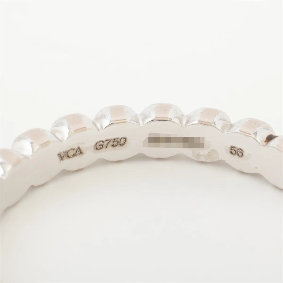 Perlee Ring, 750 (WG), 4.1g, Size 56, JB081694, Plating peeling. — view 3