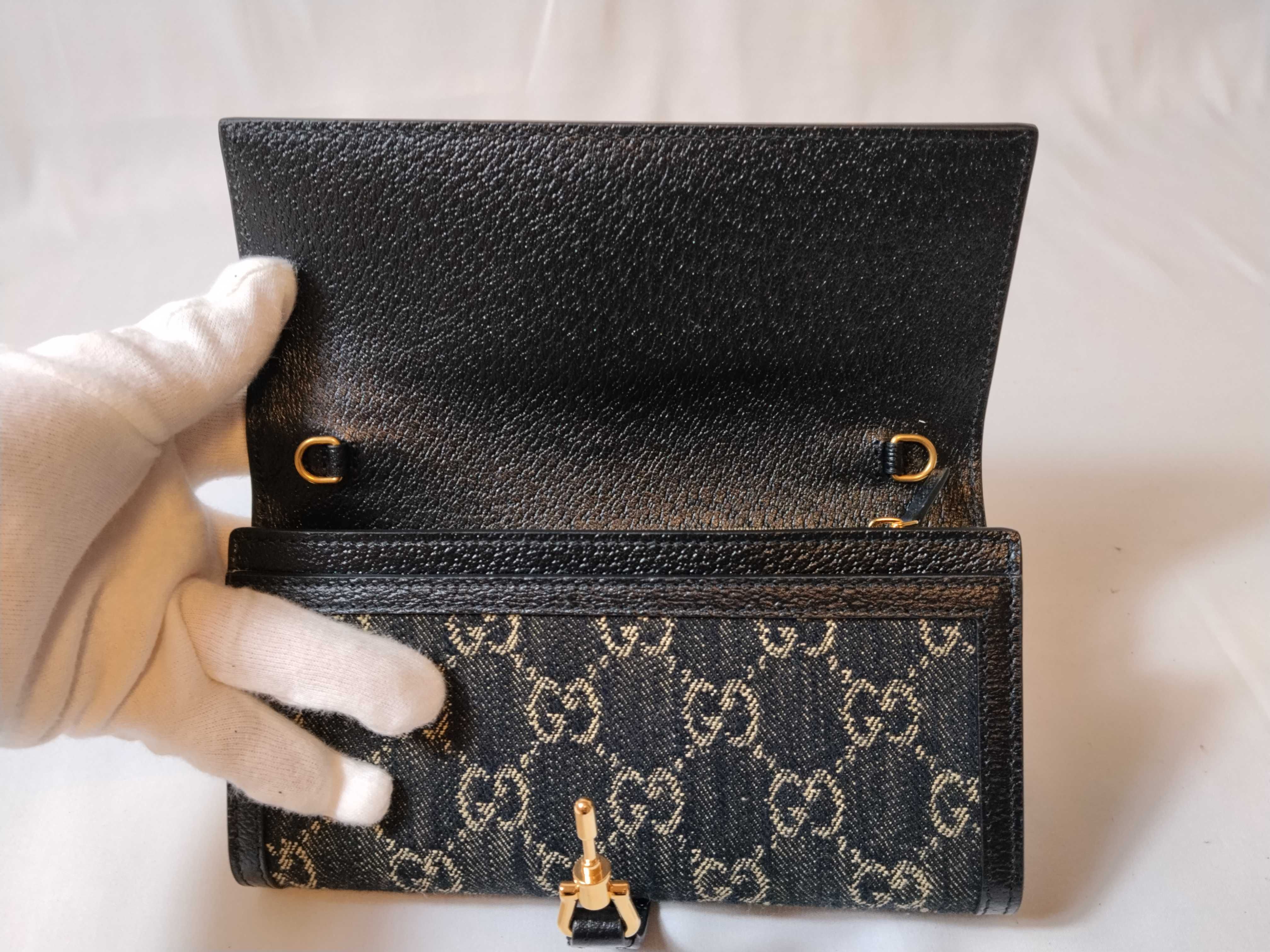Jackie Chain Wallet Denim Black 65268 Wallet — view 12