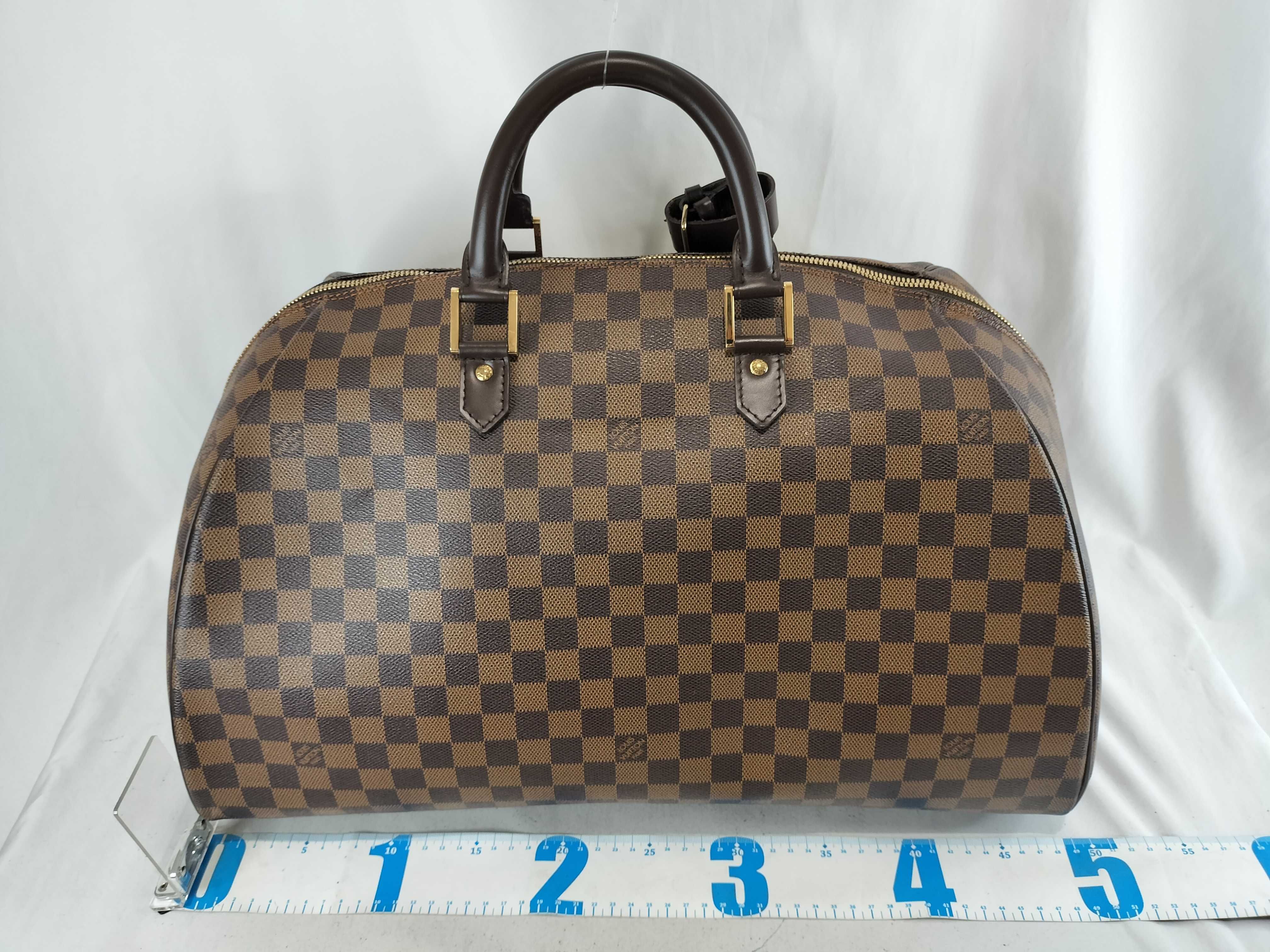 Damier N41432 Rivera GM with padlock Boston bag — view 2