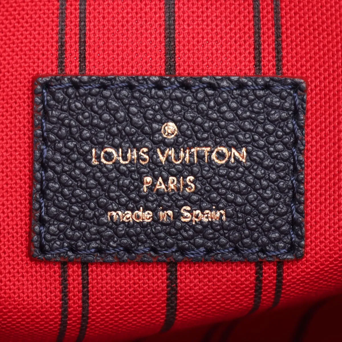 Monogram Empreinte Pochette Métis MM M44071 GI4129 Navy x Red (RFID detected) — view 12