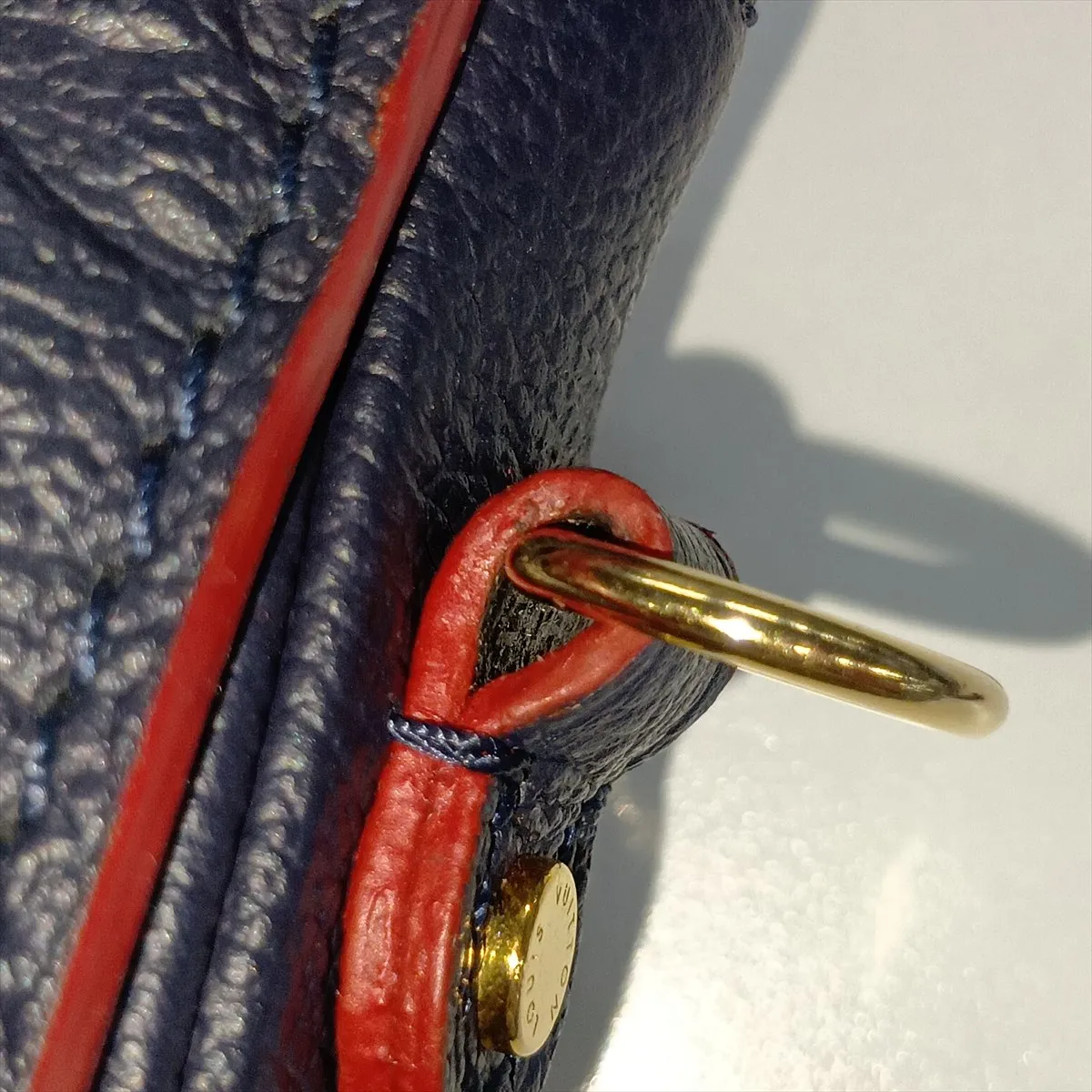 Monogram Empreinte Pochette Métis MM M44071 GI4129 Navy x Red (RFID detected) — view 15