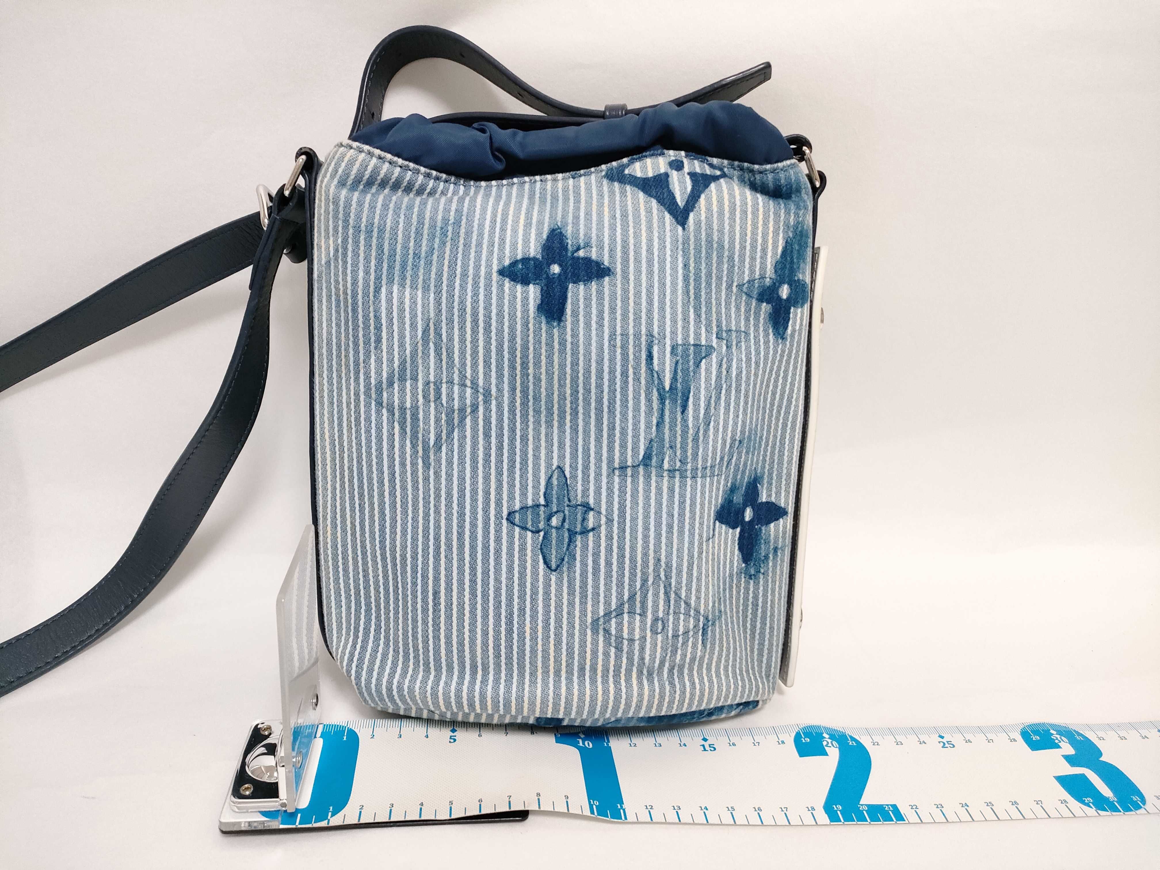 Watercolor Monogram Sac Marin Messenger Shoulder Bag — view 2