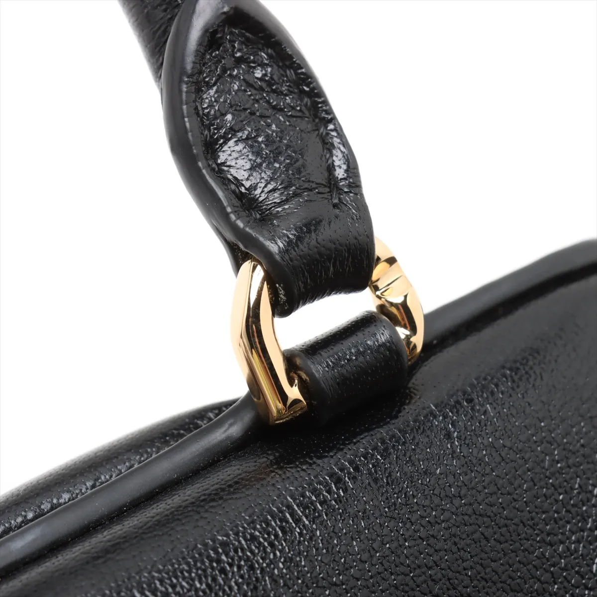 Antigona Cube Leather Handbag, Black — view 13