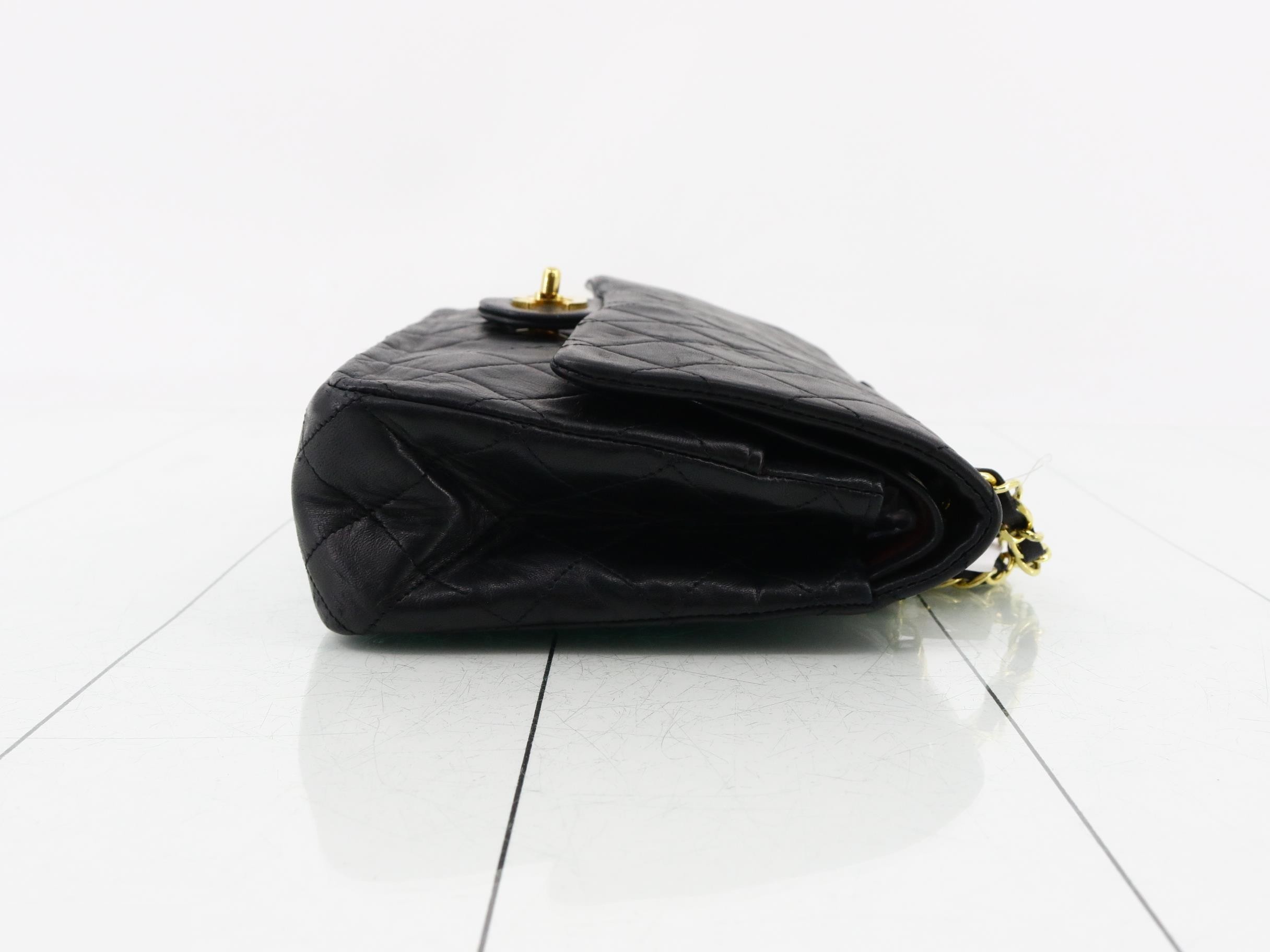 Matelassé Chain Shoulder Bag — view 3