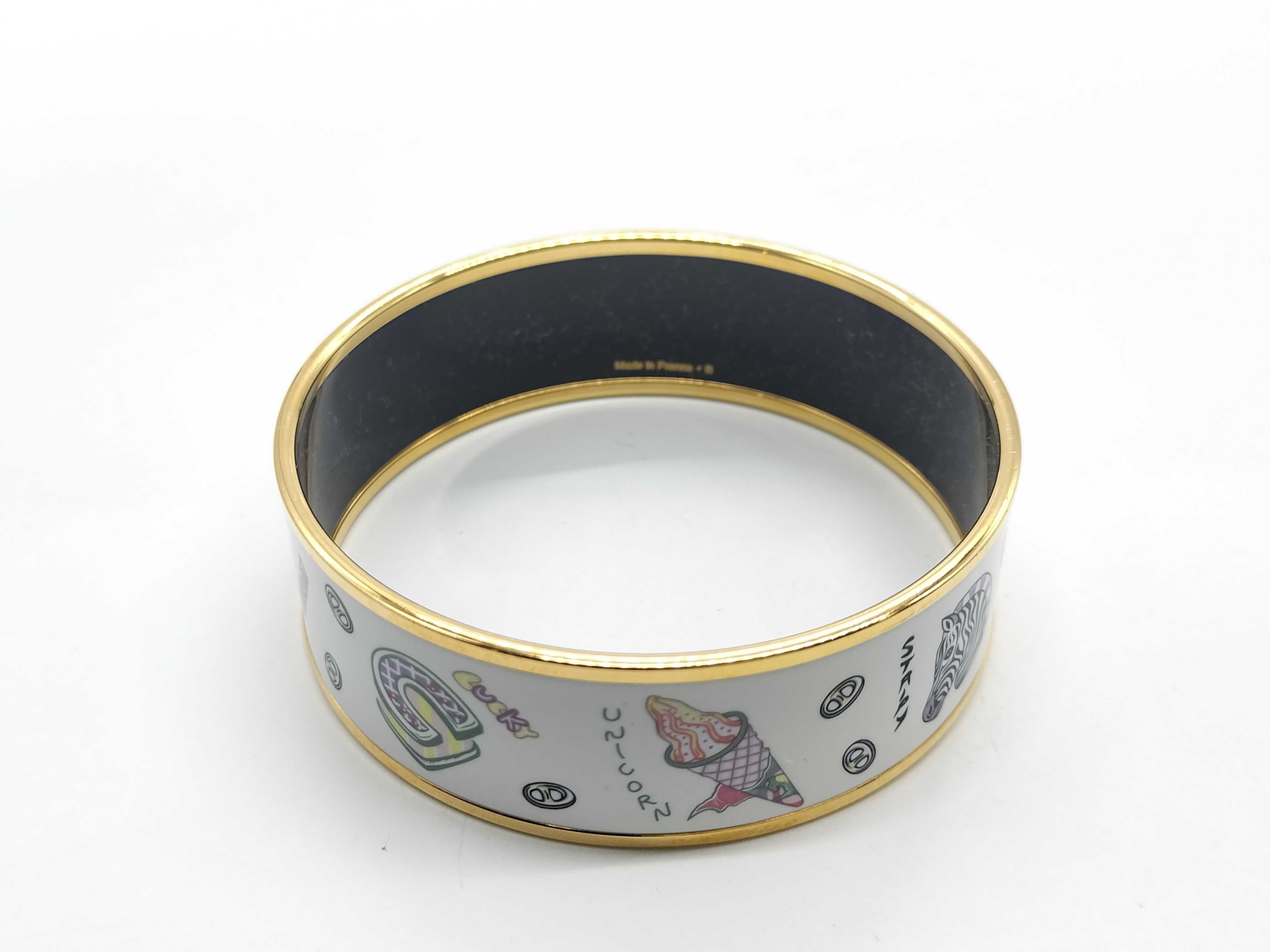 Enamel Tea for Two Bracelet/Bangle — view 3