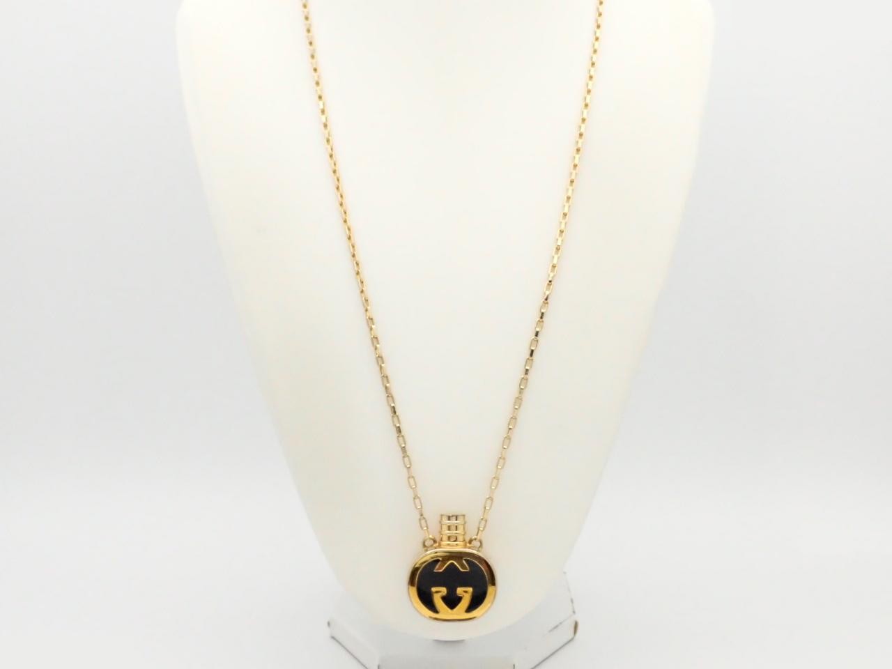 Perfume bottle necklace, chain approximately 76cm — view 3