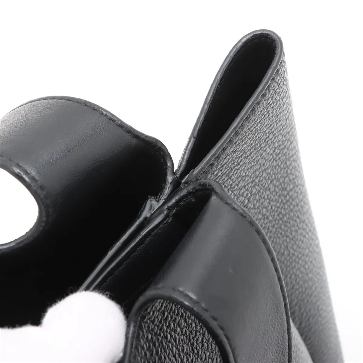 Vitello Dino Leather Handbag Black — view 13
