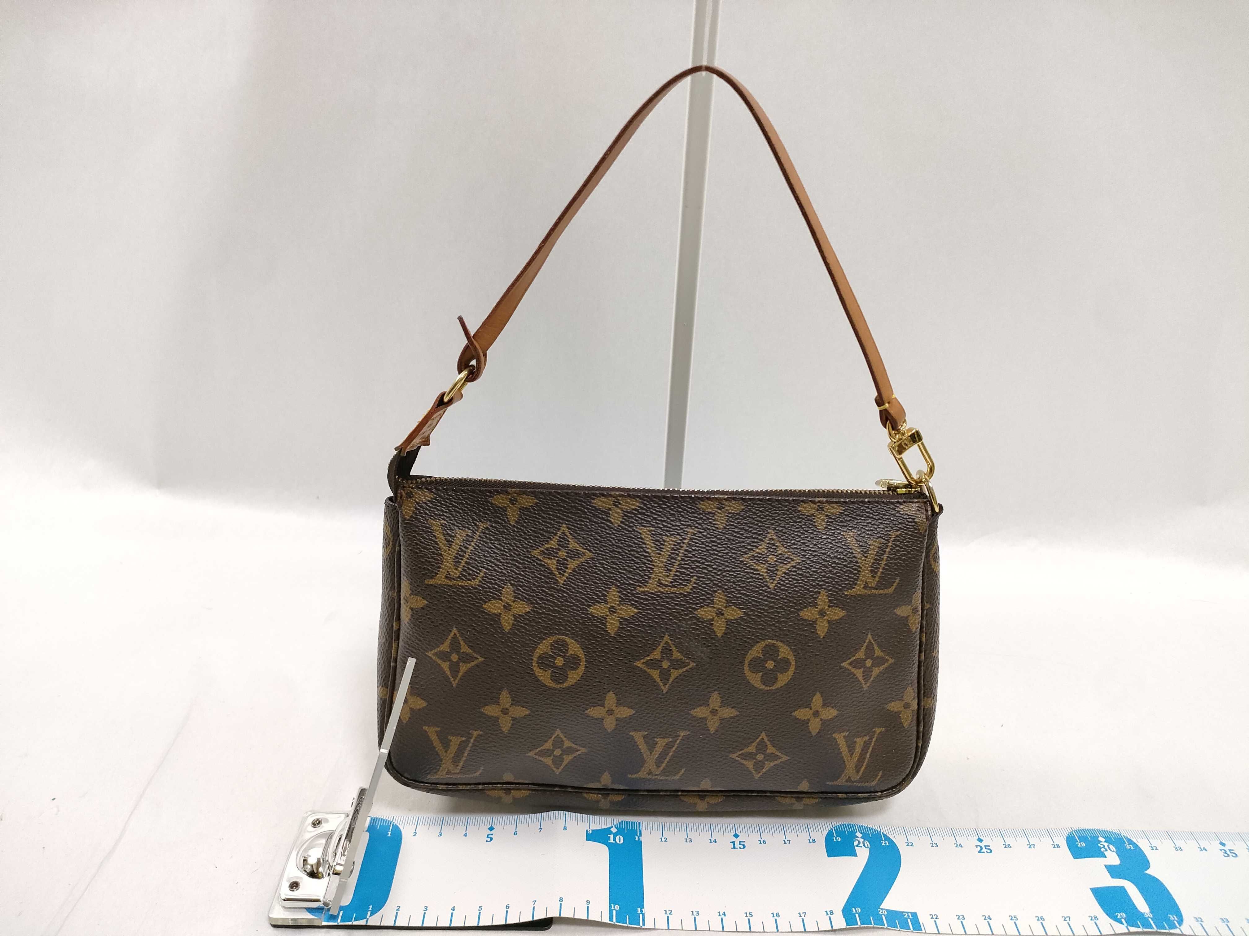 Monogram Pochette Accessoires M51980 Brown SL0022 Pouch — view 2