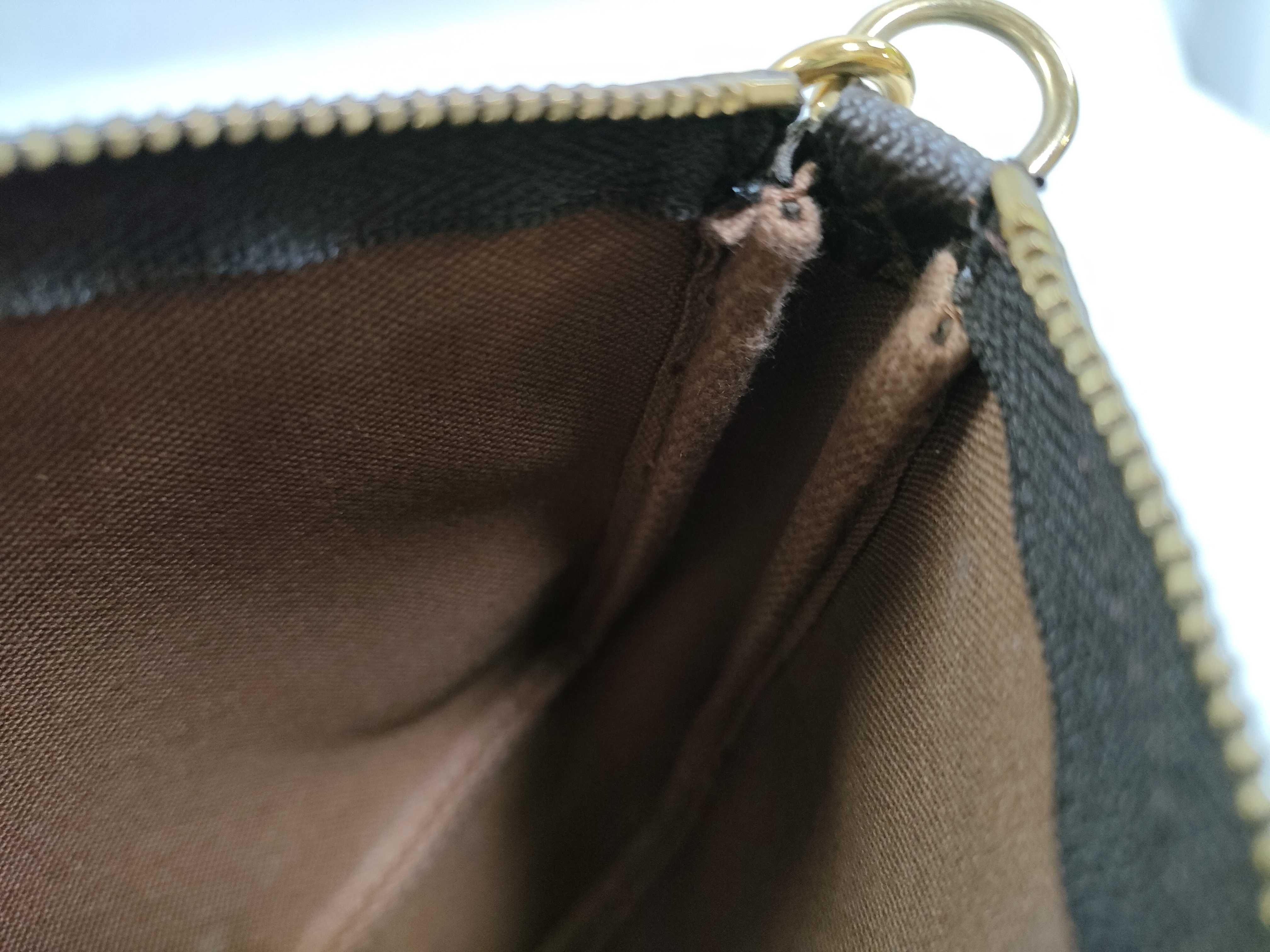 Monogram Pochette Accessoires M51980 Brown SL0022 Pouch — view 11