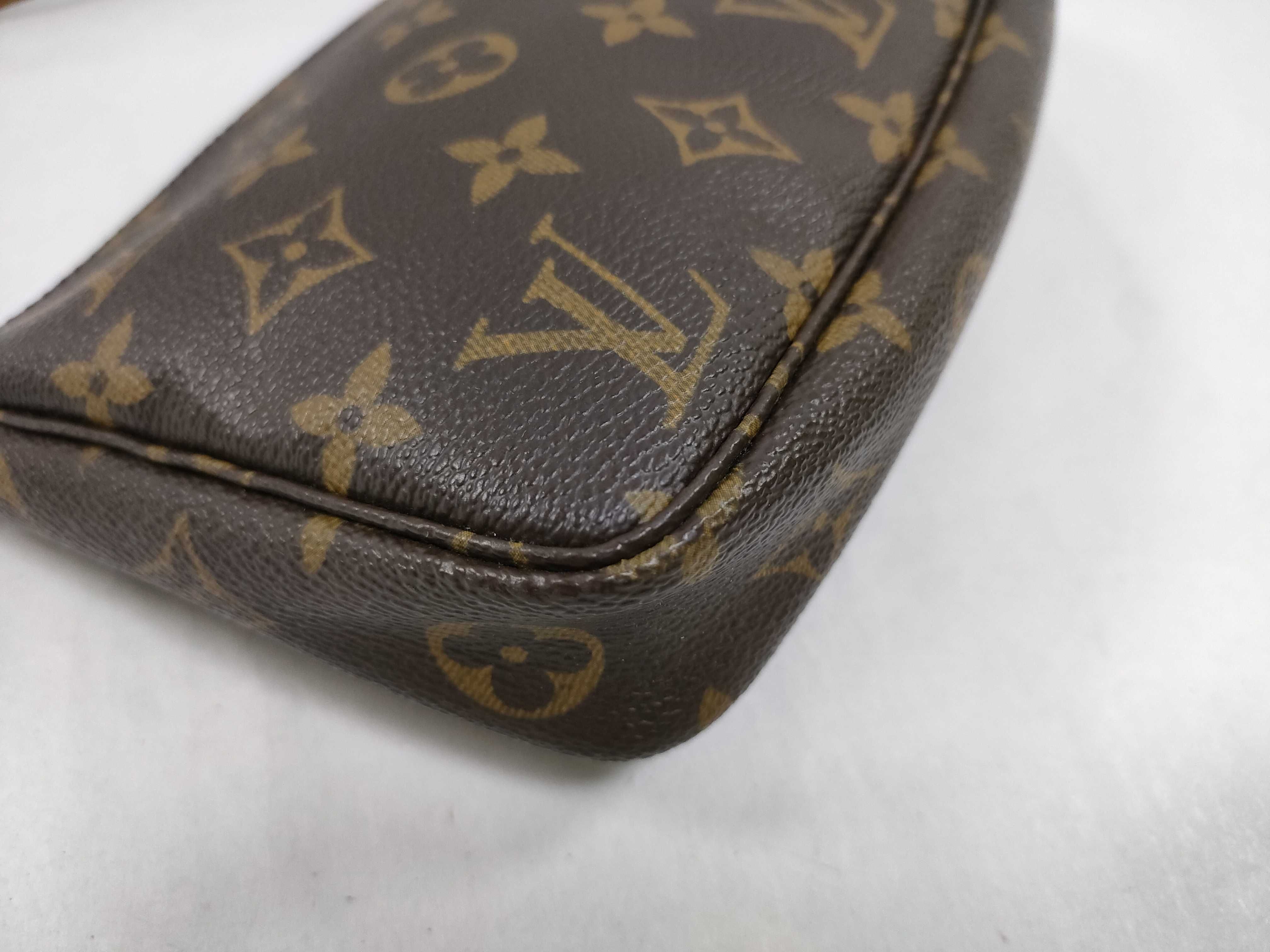 Monogram Pochette Accessoires M51980 Brown SL0022 Pouch — view 8