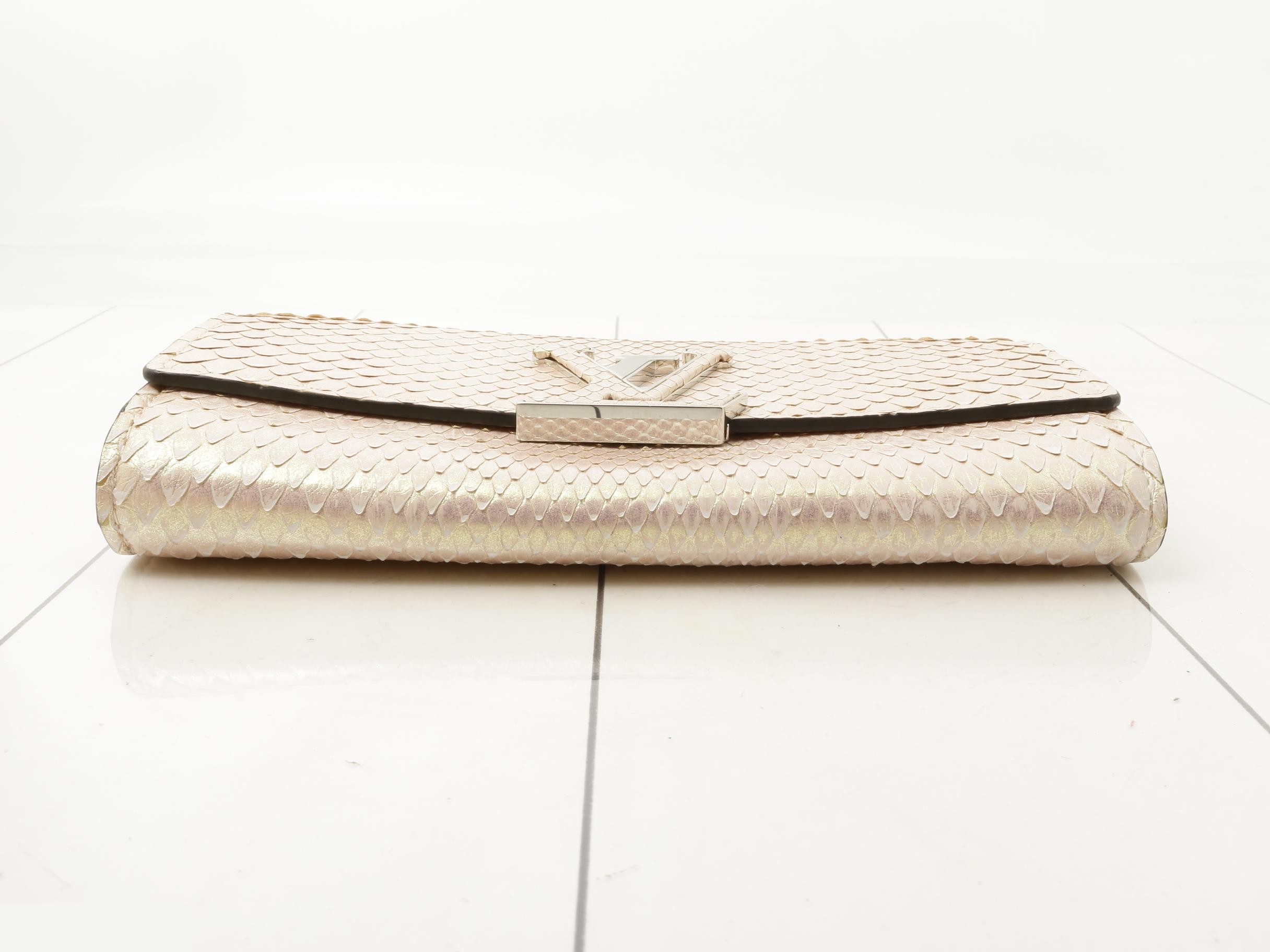 Capucines Long Wallet, Exotic Zippy Wallet, Unused — view 3