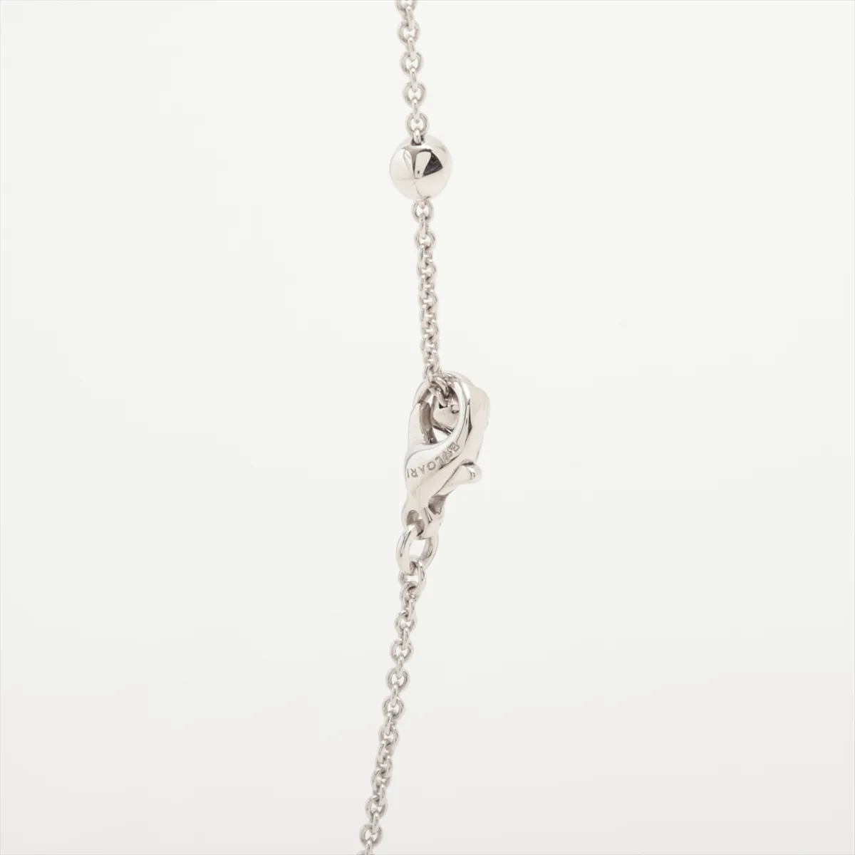 Lucia Blue Topaz Diamond Necklace, 750 (WG), 15.4g, — view 3